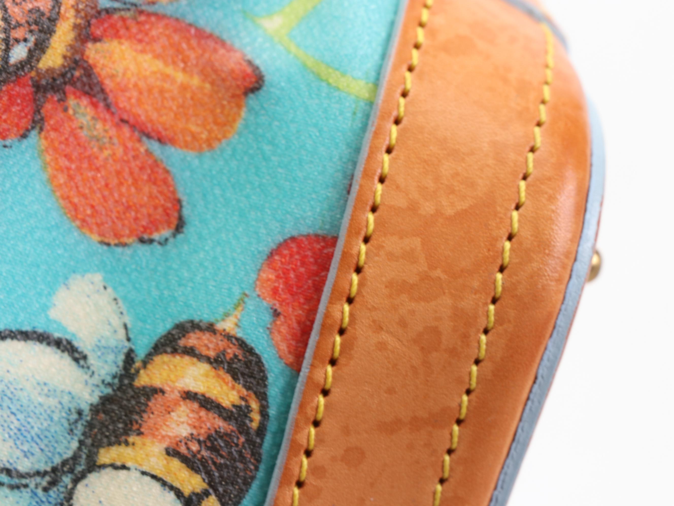 Dooney & Bourke Bumble Bee Motif Coated Canvas and Leather Bags