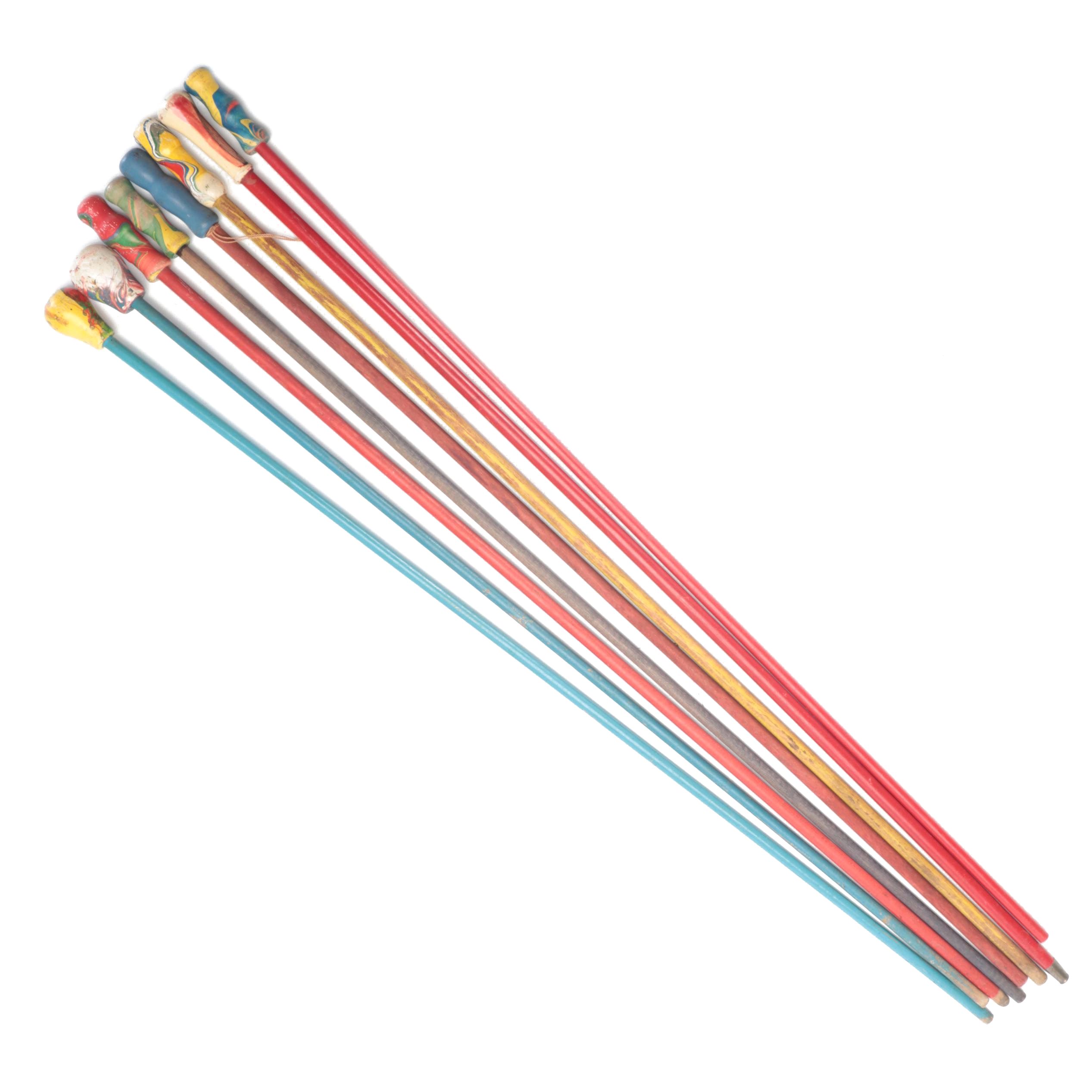 Hand-Painted Wooden Souvenir Carnival Sticks