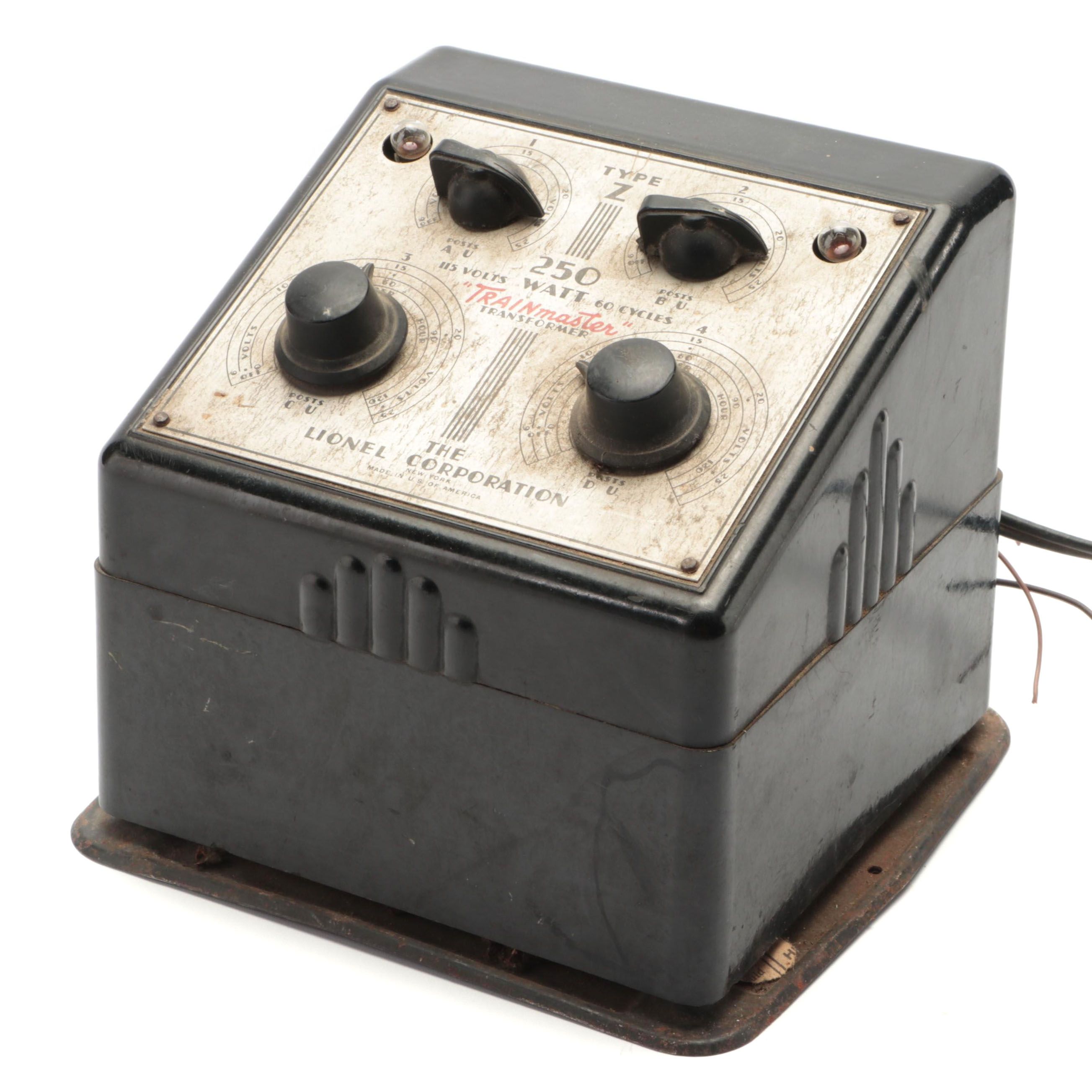 Lionel Type Z Trainmaster 250 Watt Transformer