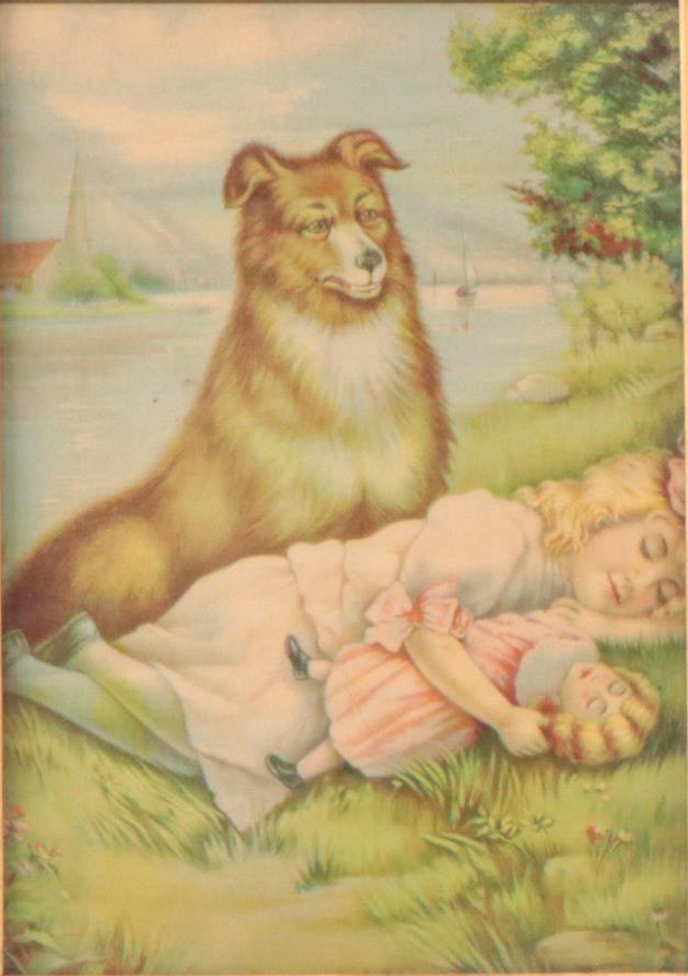 James Lee Co. Chromolithograph "Touch Her if You Dare," Circa 1911 and More