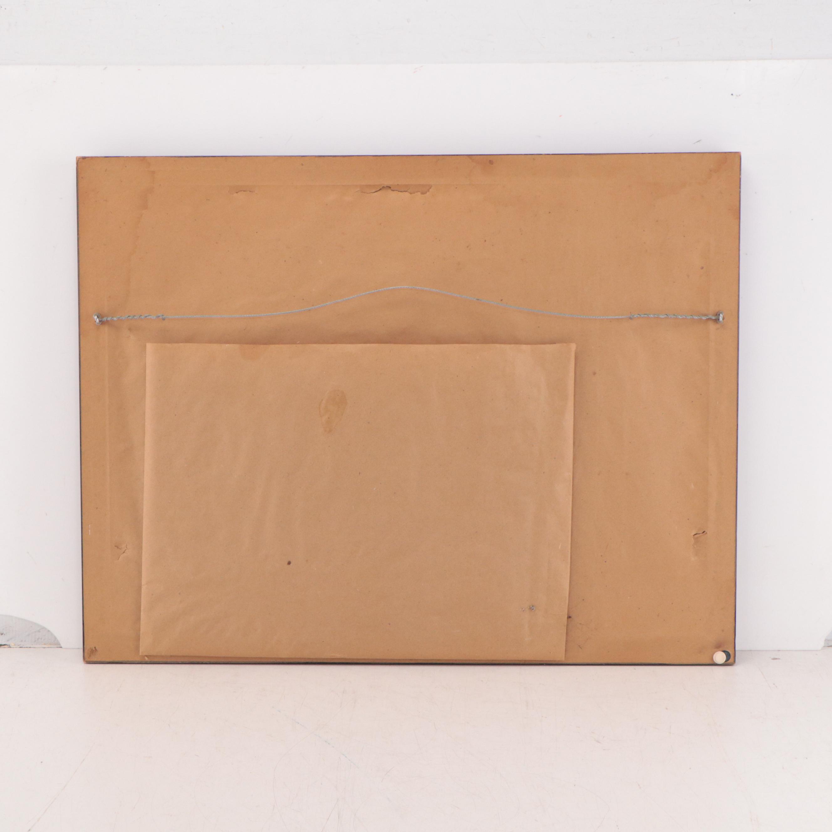 John A Ruthven Offset Lithograph "Shawnee," Circa 1971