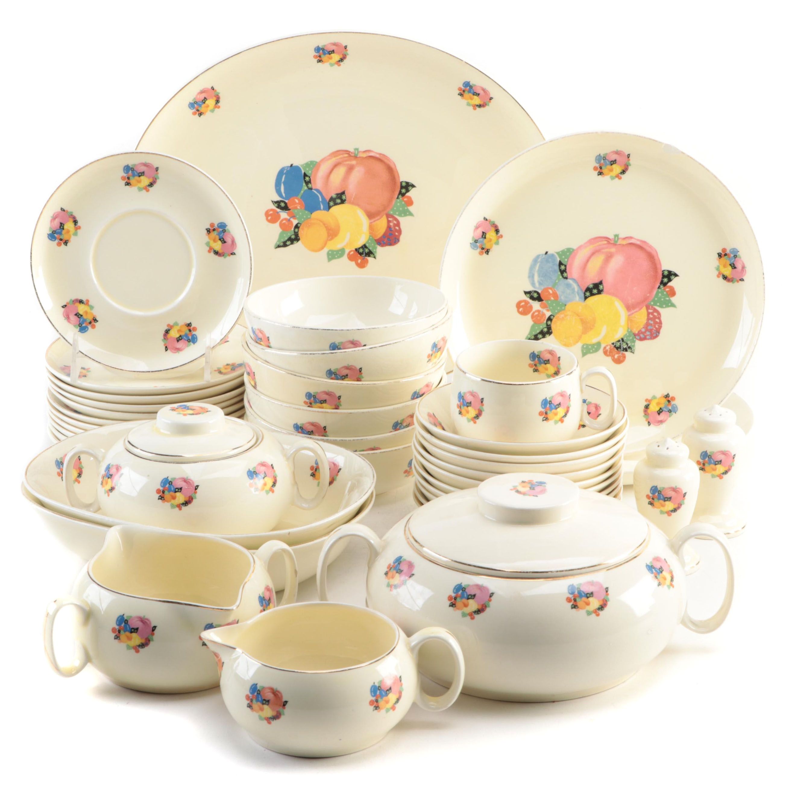 W. S. George Cavitt-Shaw "Country Gentlemen" Ceramic Dinnerware