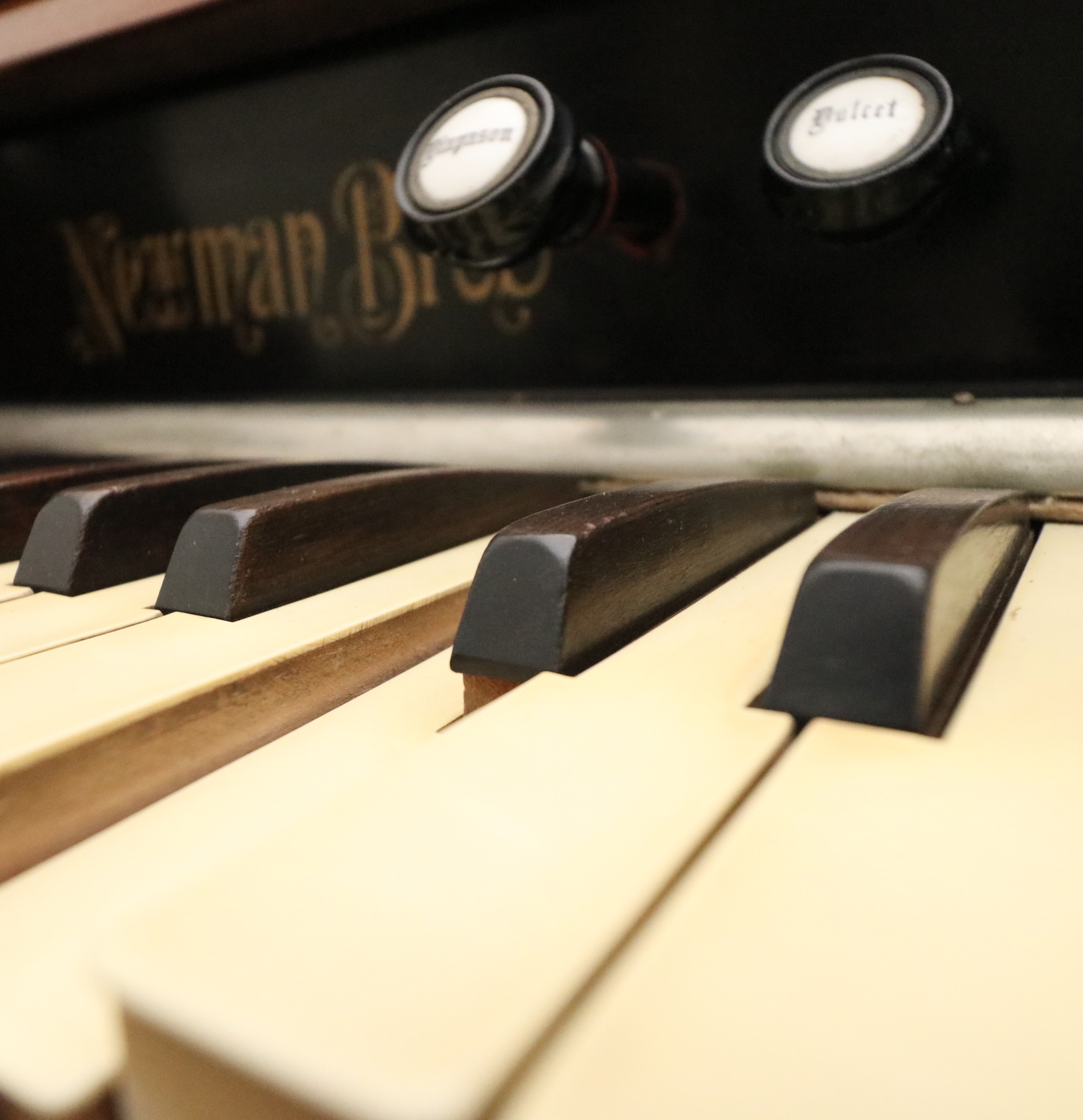 The Newman Brothers Organ Co. Victorian Parlor Upright Organ, Early 20th C.