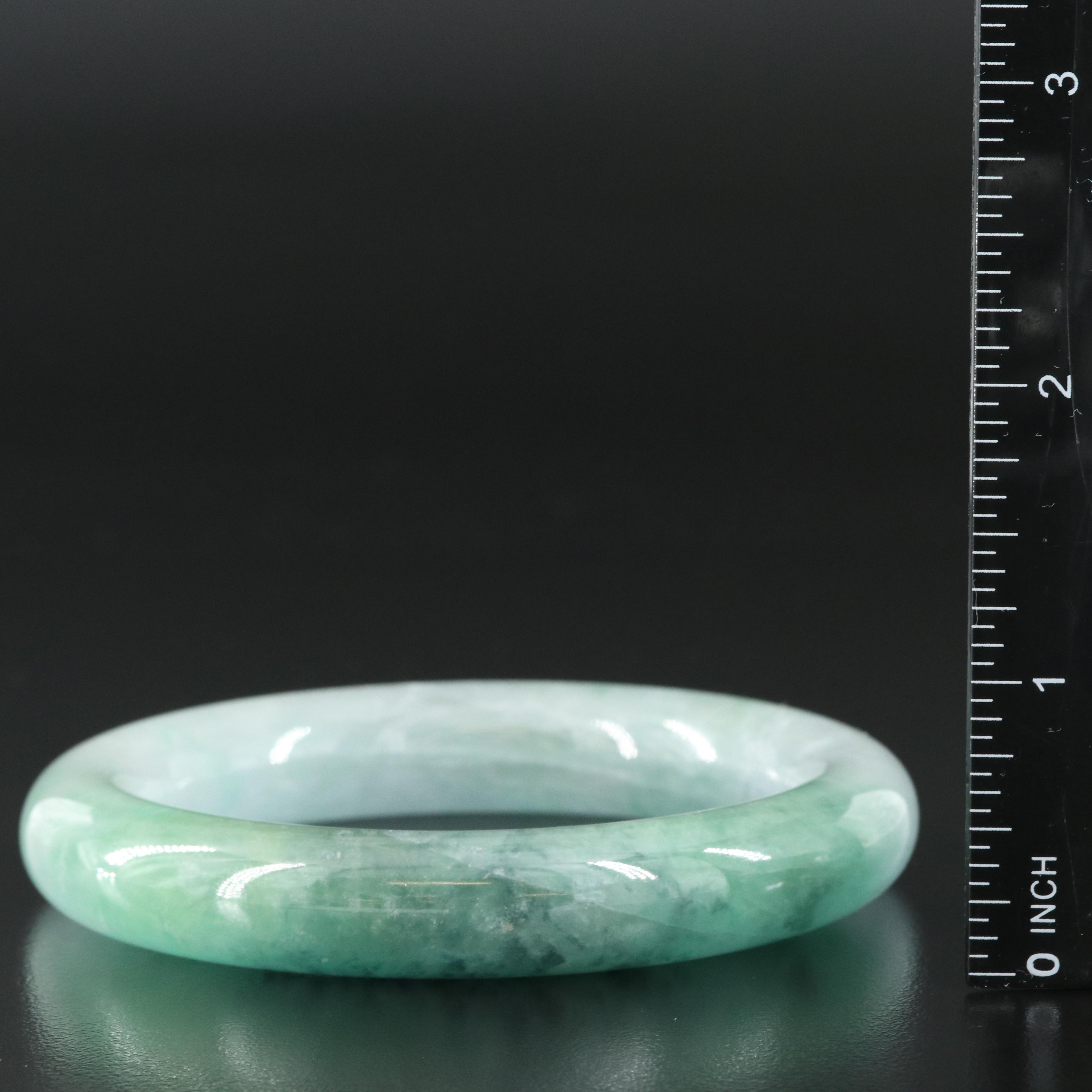 Jadeite Hololith Bangle