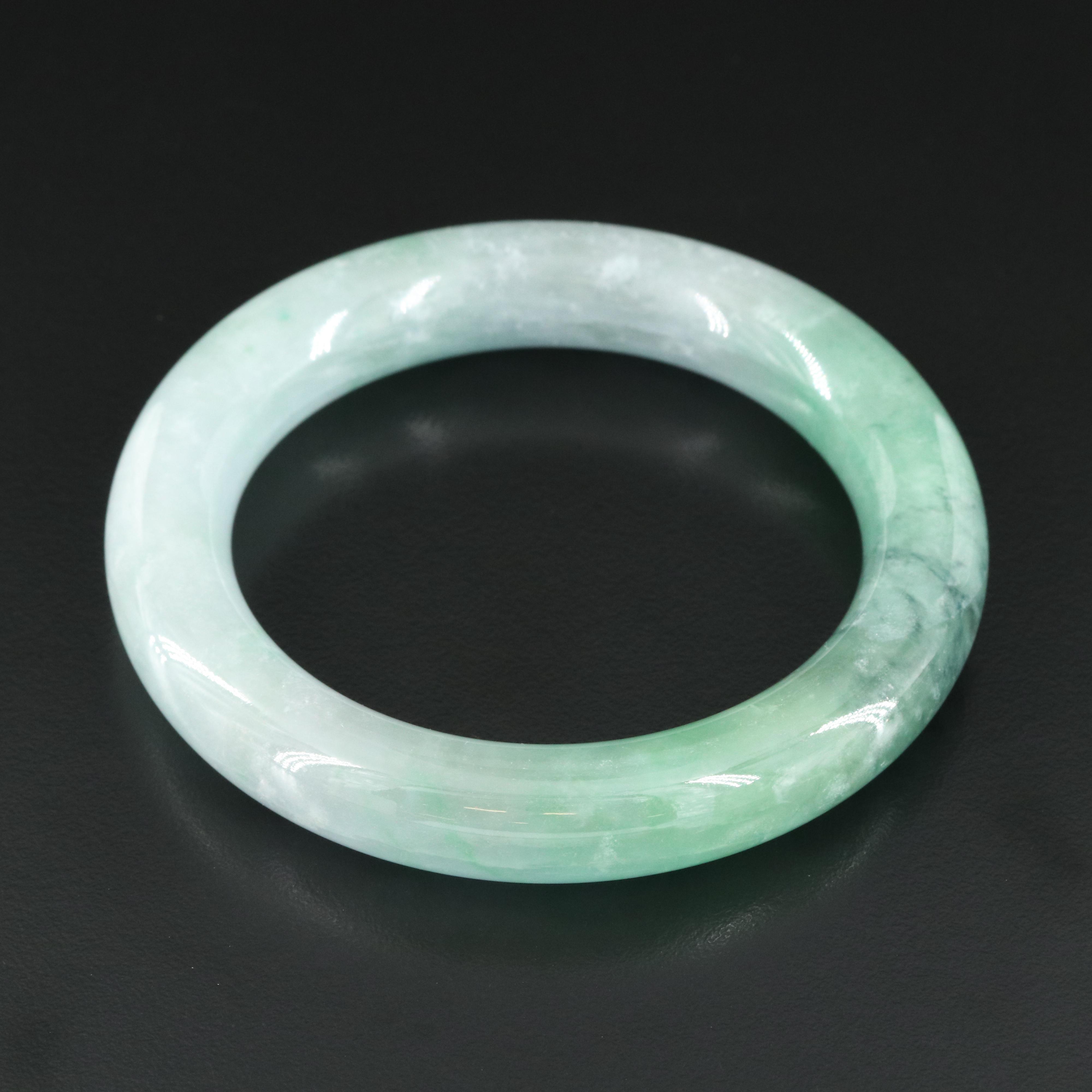 Jadeite Hololith Bangle
