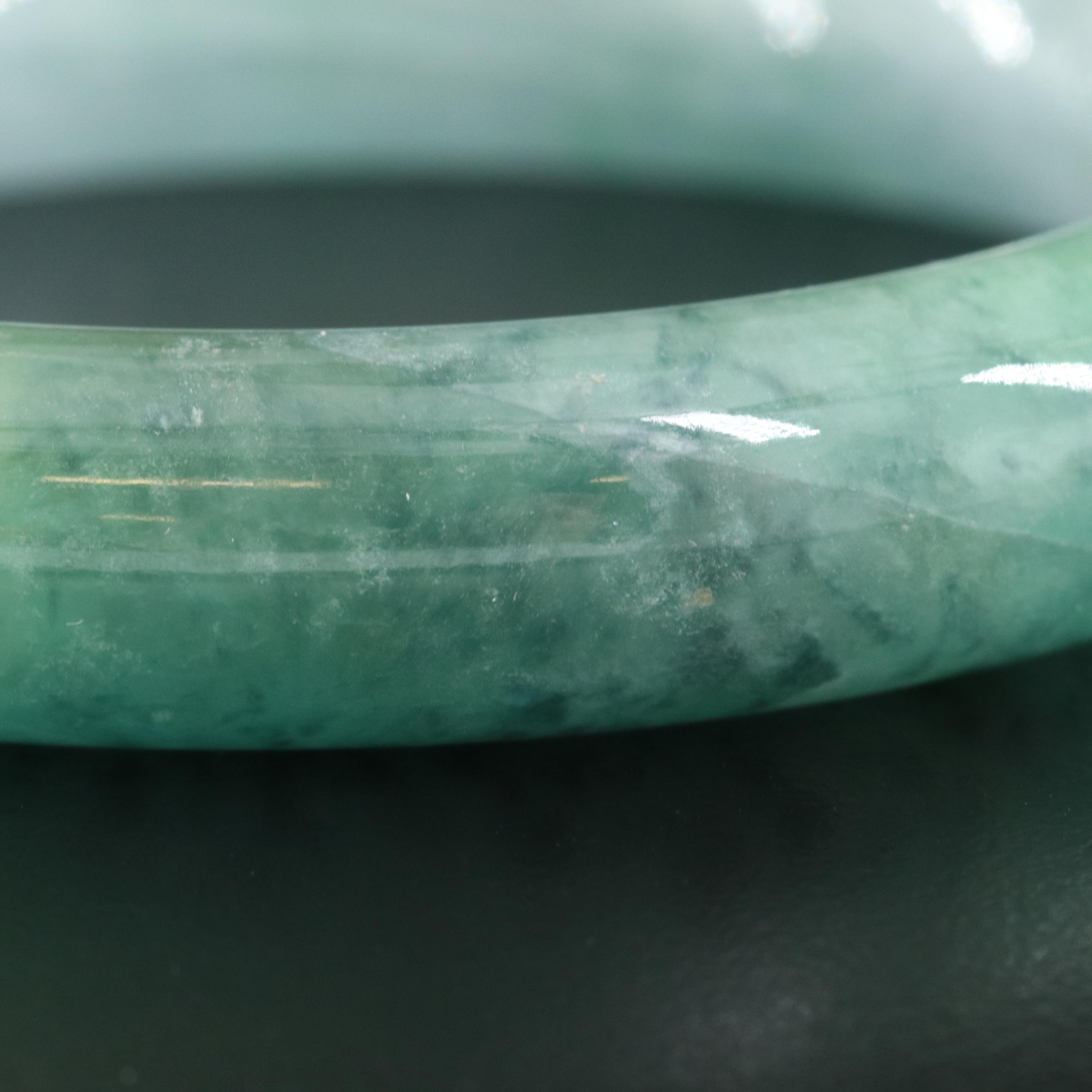Jadeite Hololith Bangle