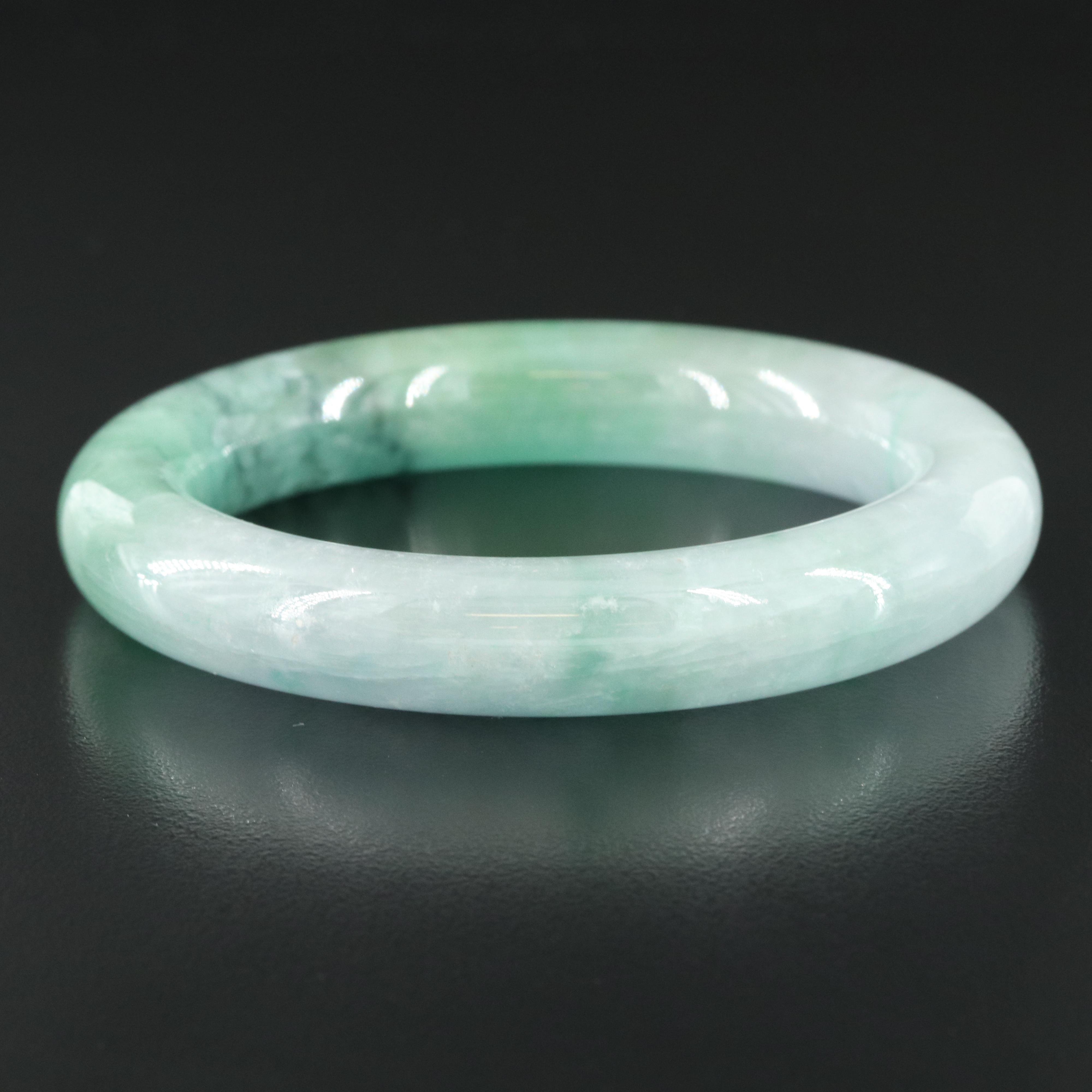Jadeite Hololith Bangle