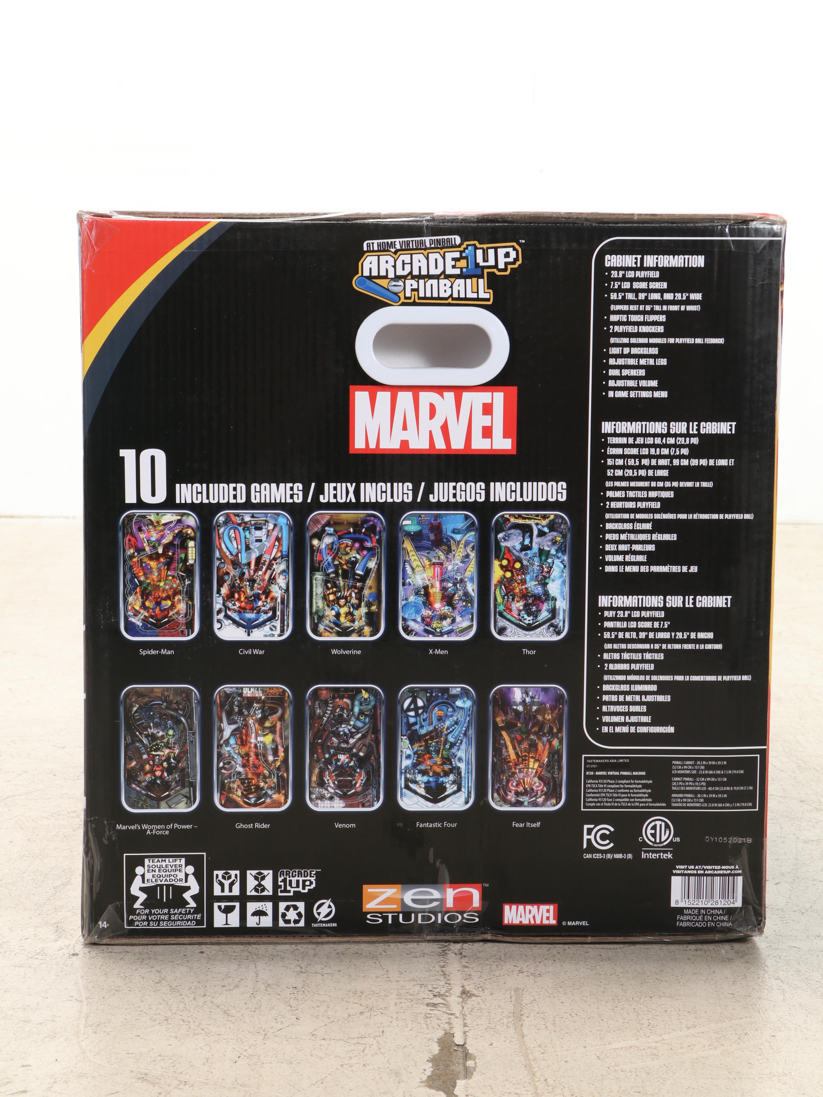 Marvel Pinball Machine