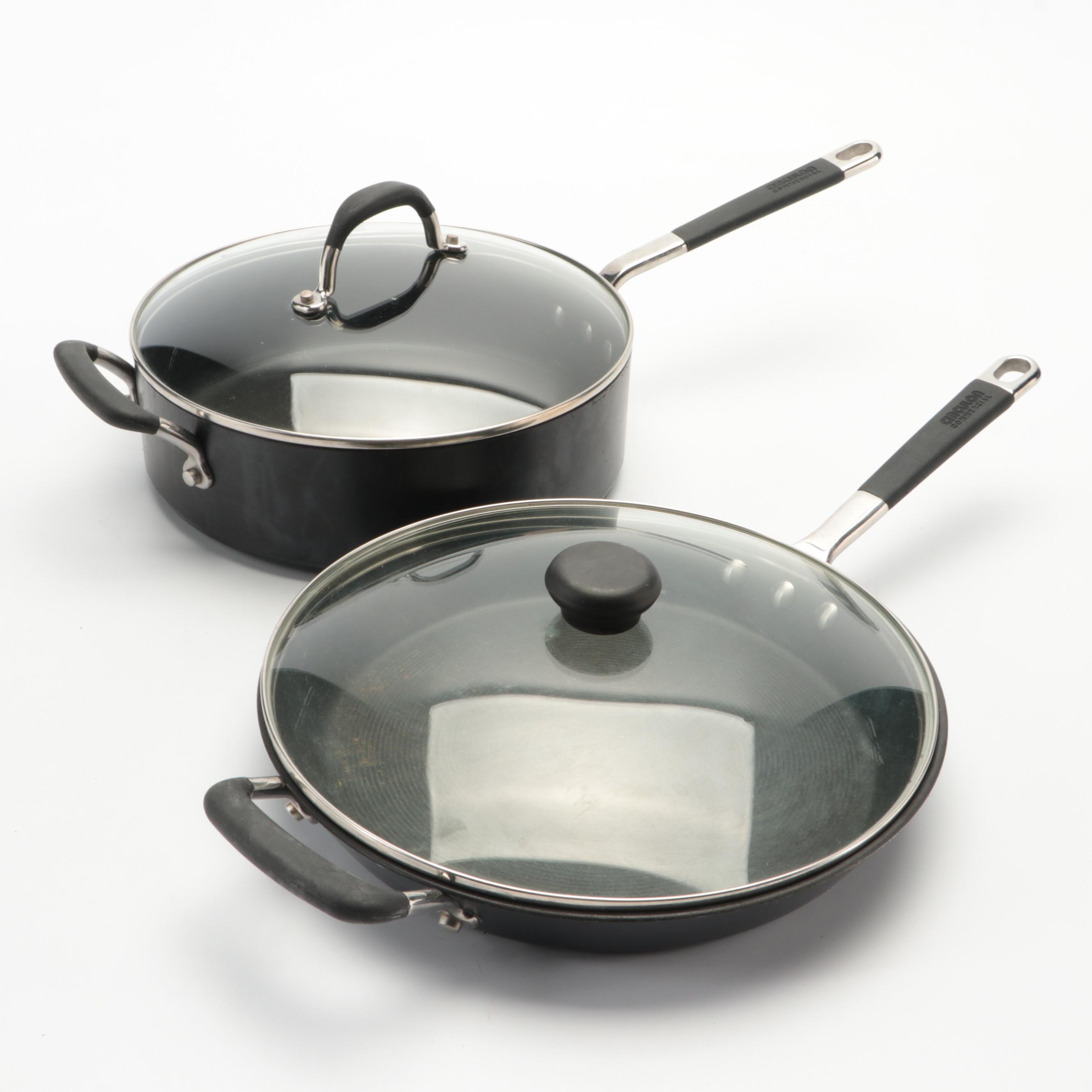 Kirkland Metal Roaster with Circulon Commercial Non-stick Metal Pans and More