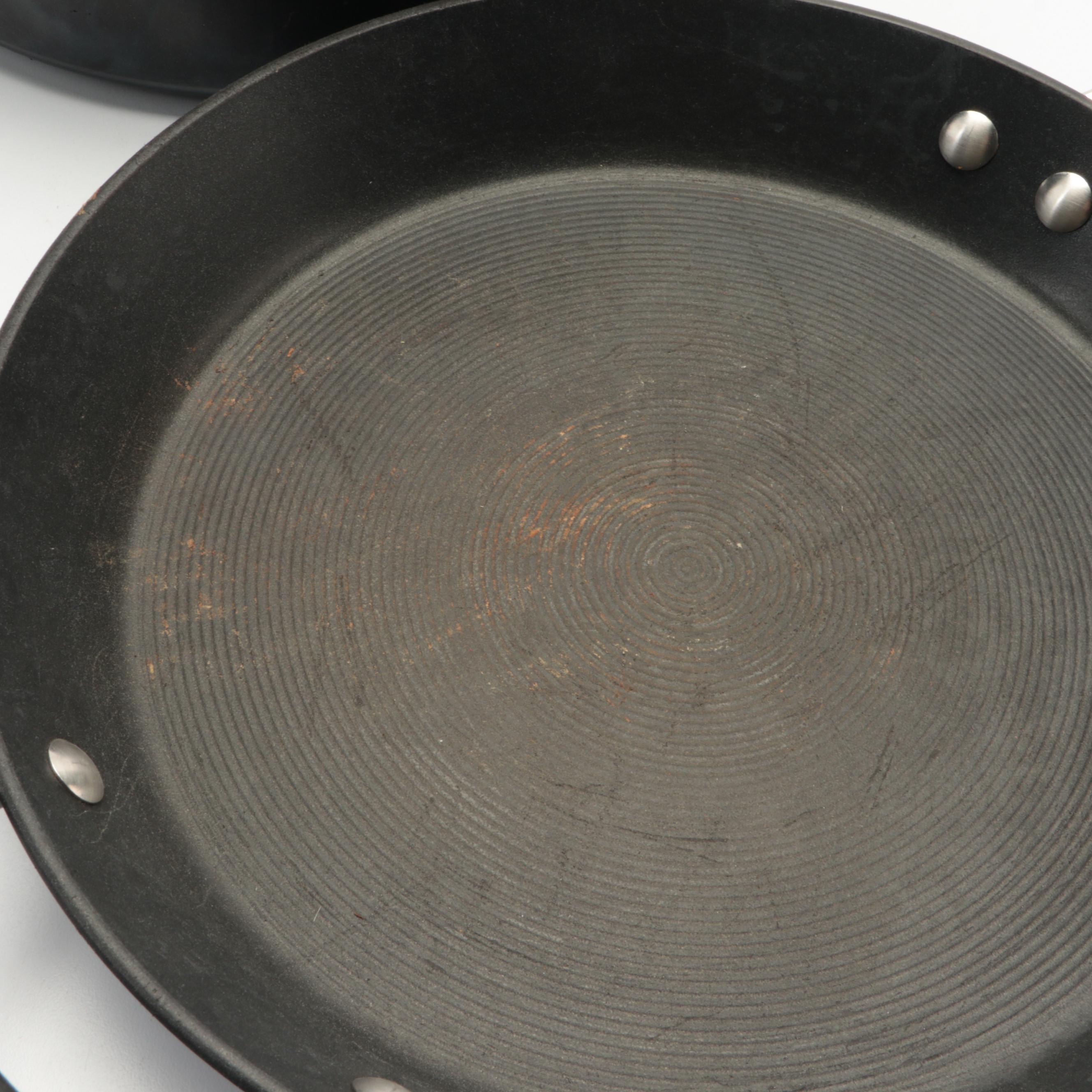 Kirkland Metal Roaster with Circulon Commercial Non-stick Metal Pans and More