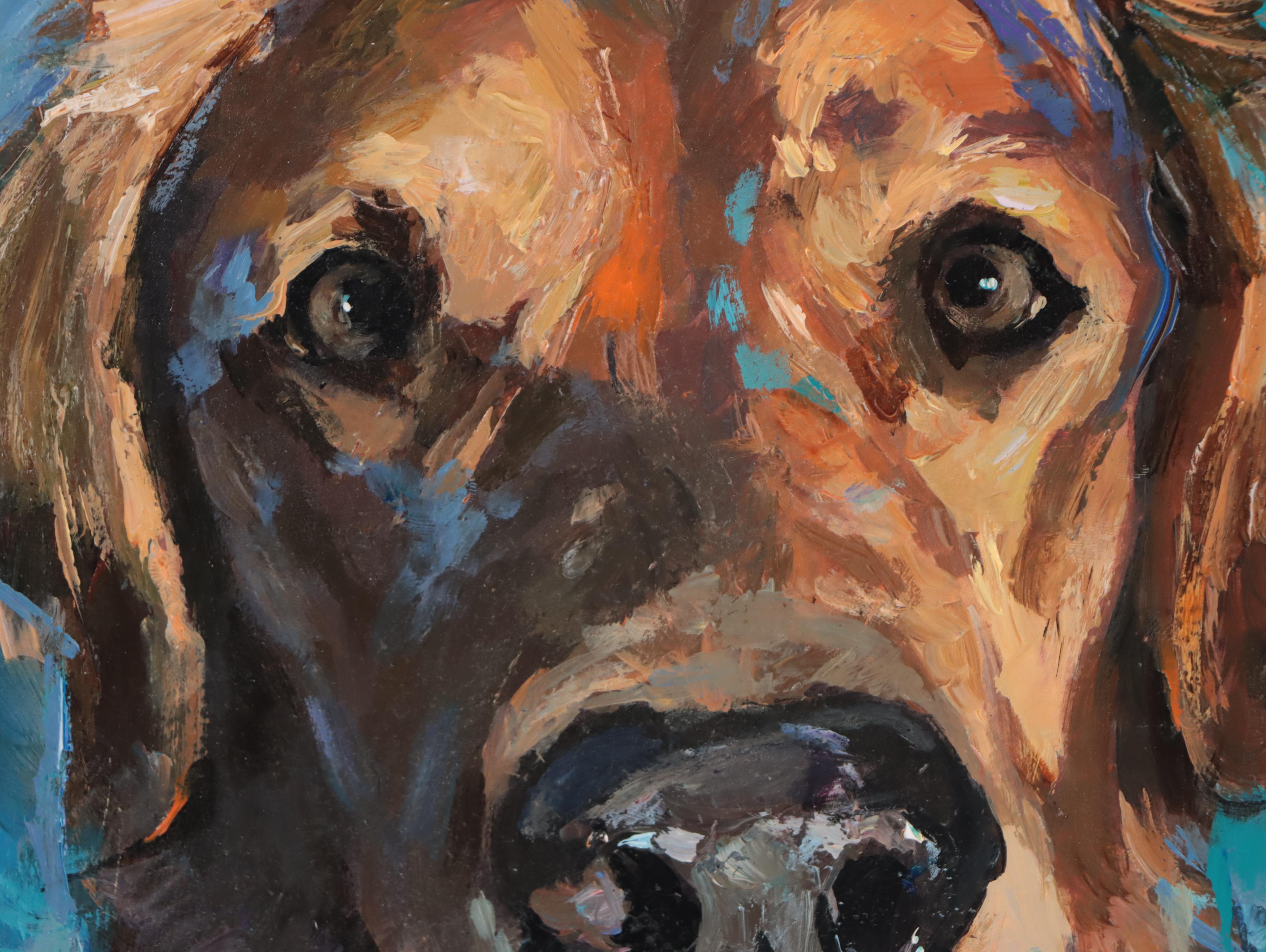 Adam Deda Oil Painting "Golden Boy," 2023