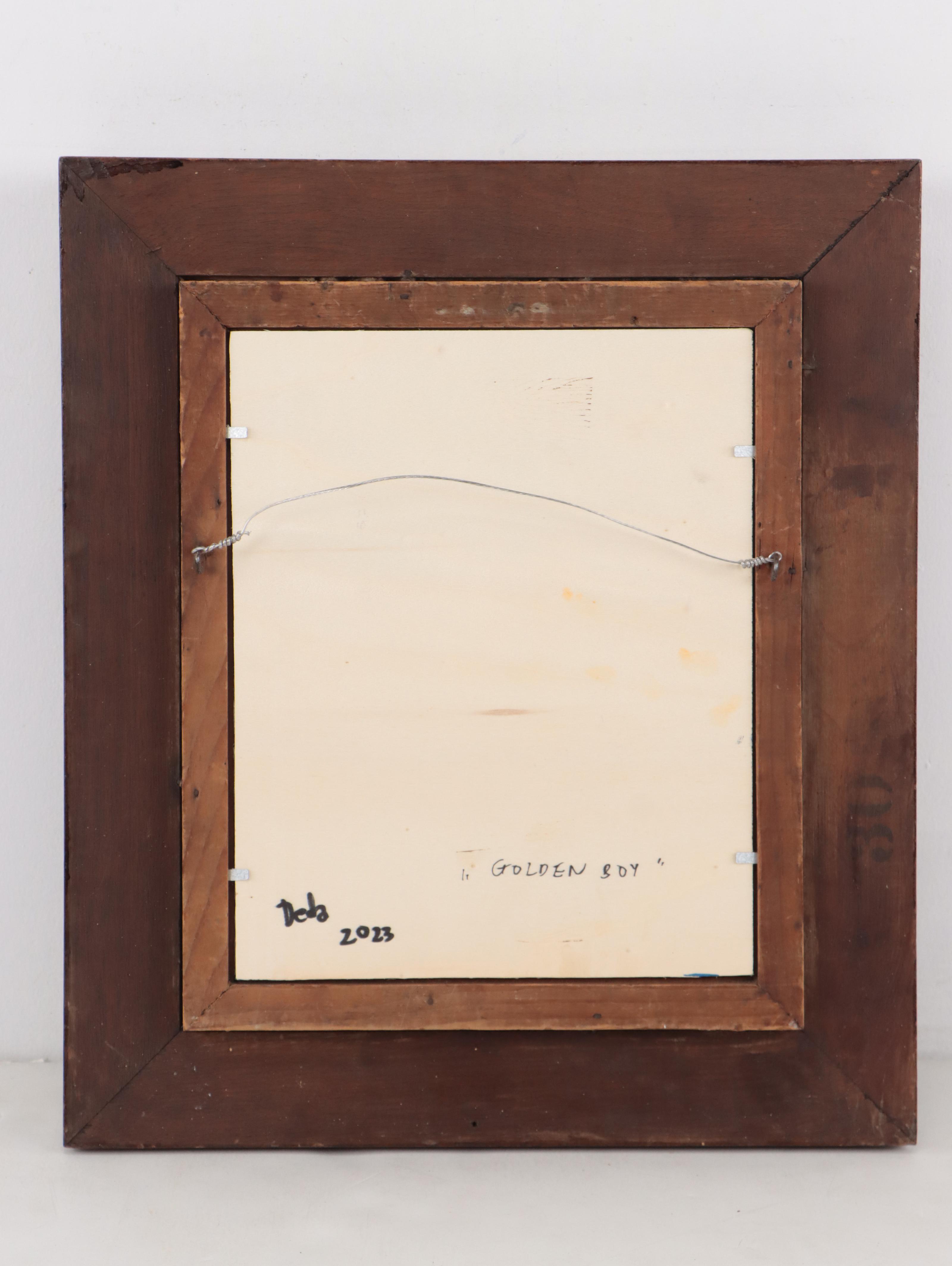 Adam Deda Oil Painting "Golden Boy," 2023