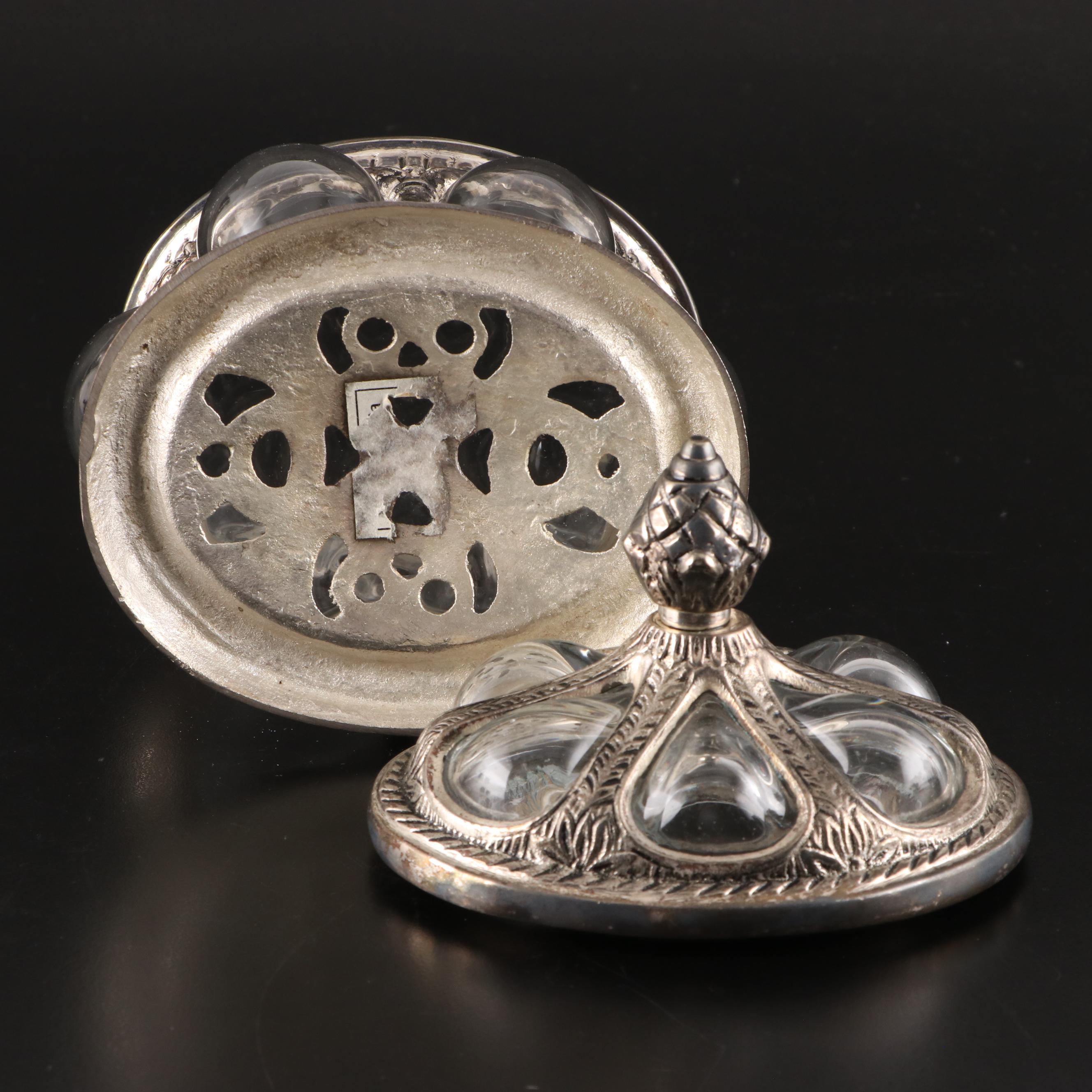 Studio Silversmiths with Other Candle Holders, Bowl and Boxes