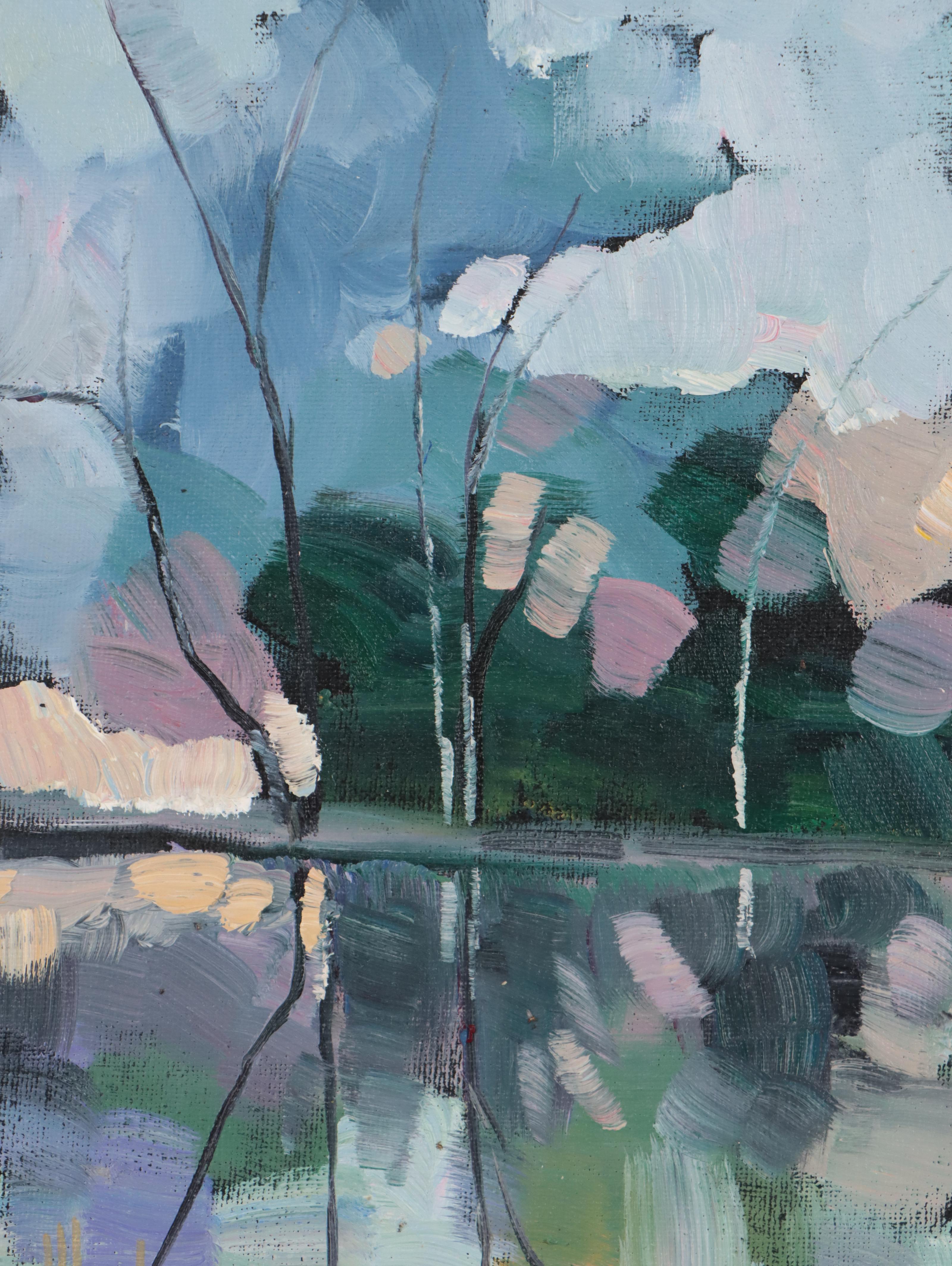 William Hawkins Landscape Oil Painting, 21st Century