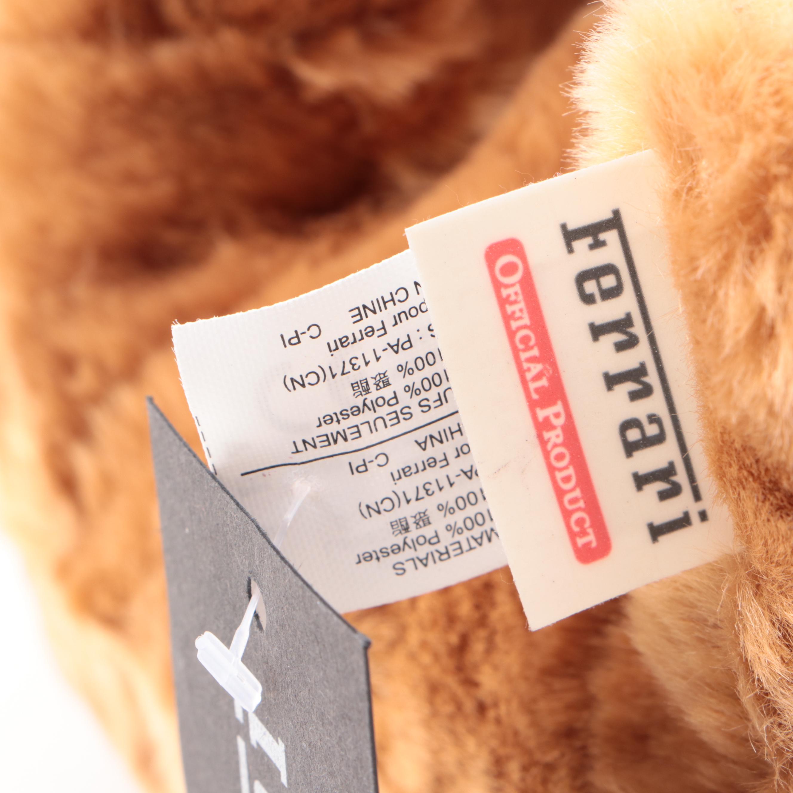 Ferrari Plush Teddy Bear with Jacket/Goggles and Maserati Vanity Plate