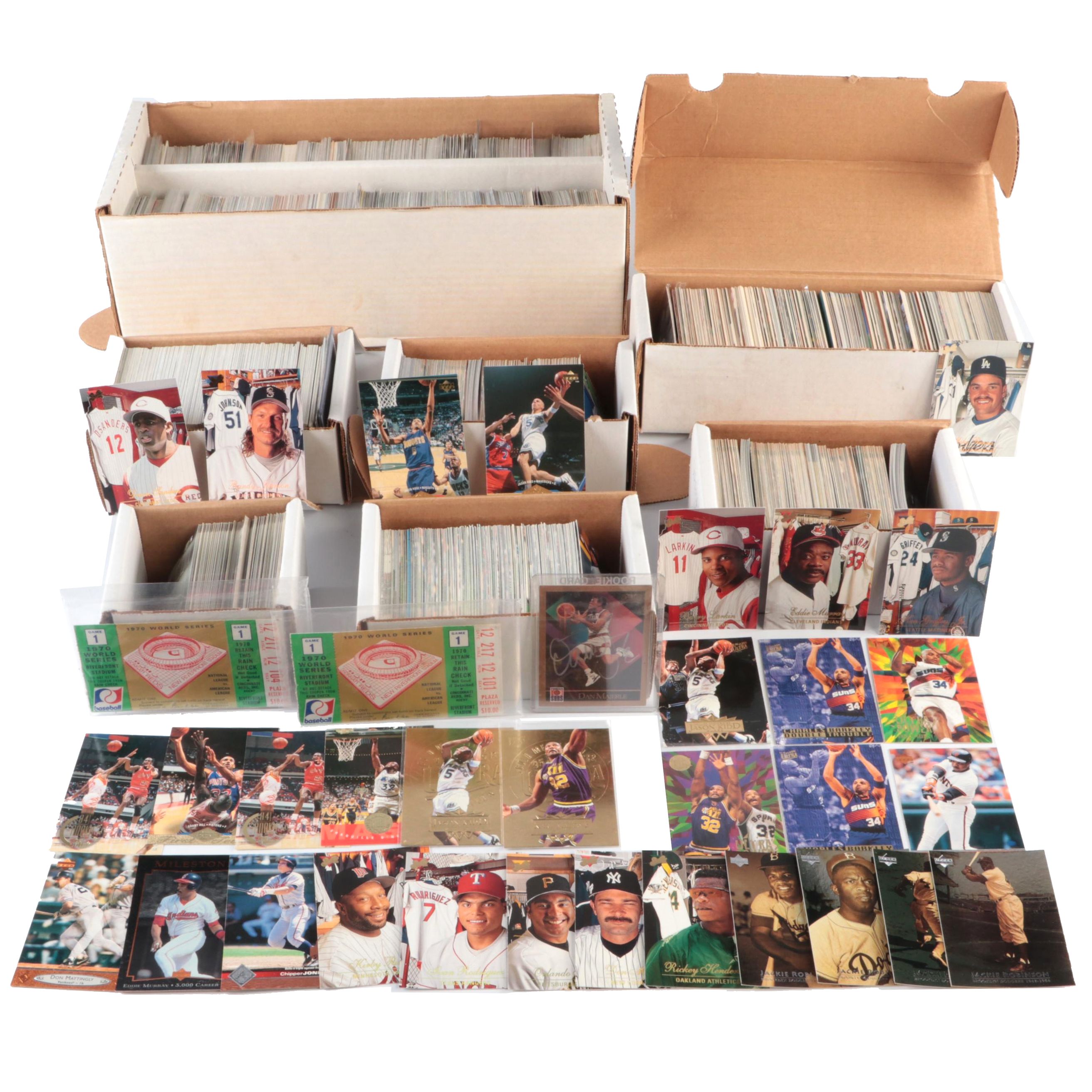 1970 World Series Game 1 Ticket Stubs With Upper Deck and More Sports Cards