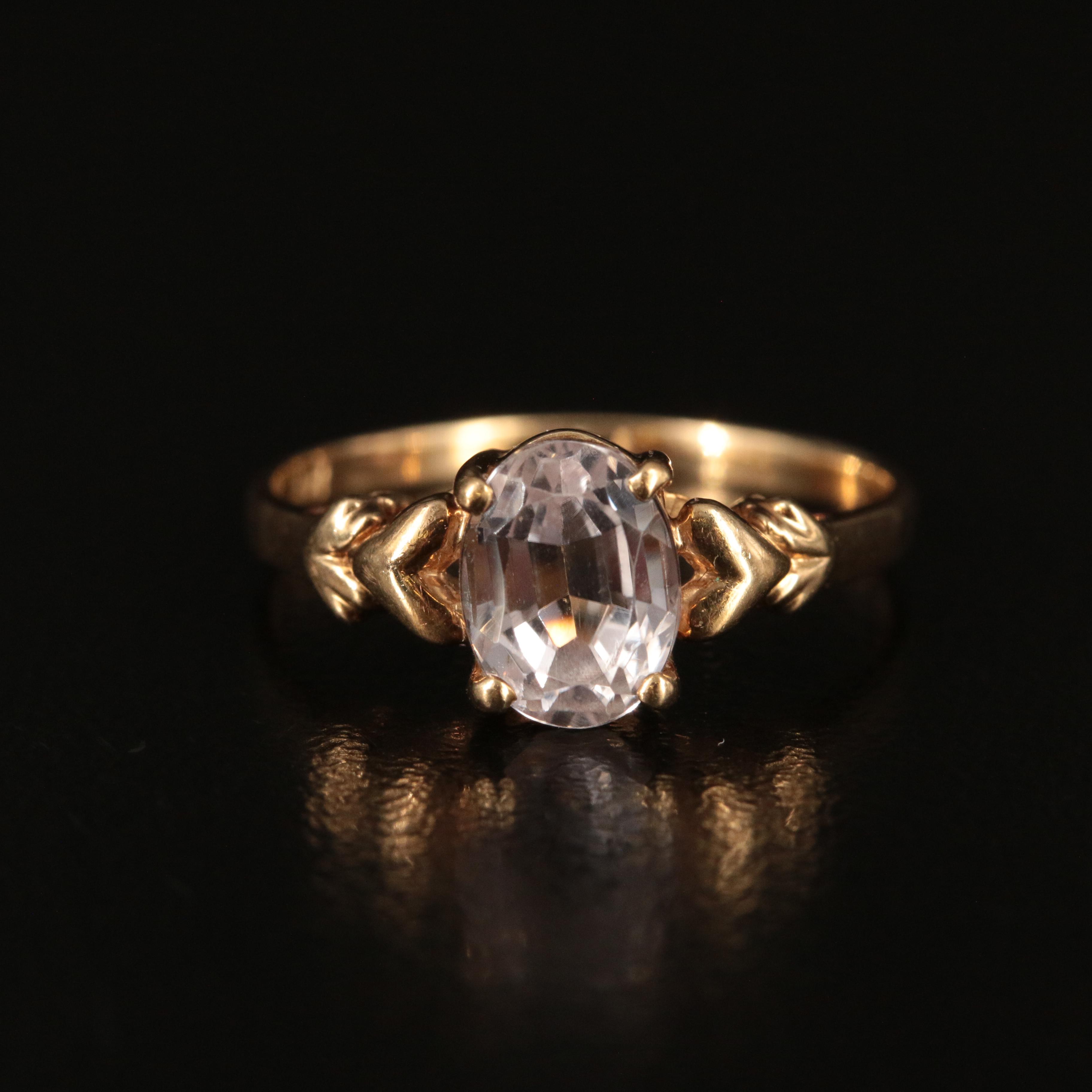14K Kunzite Ring