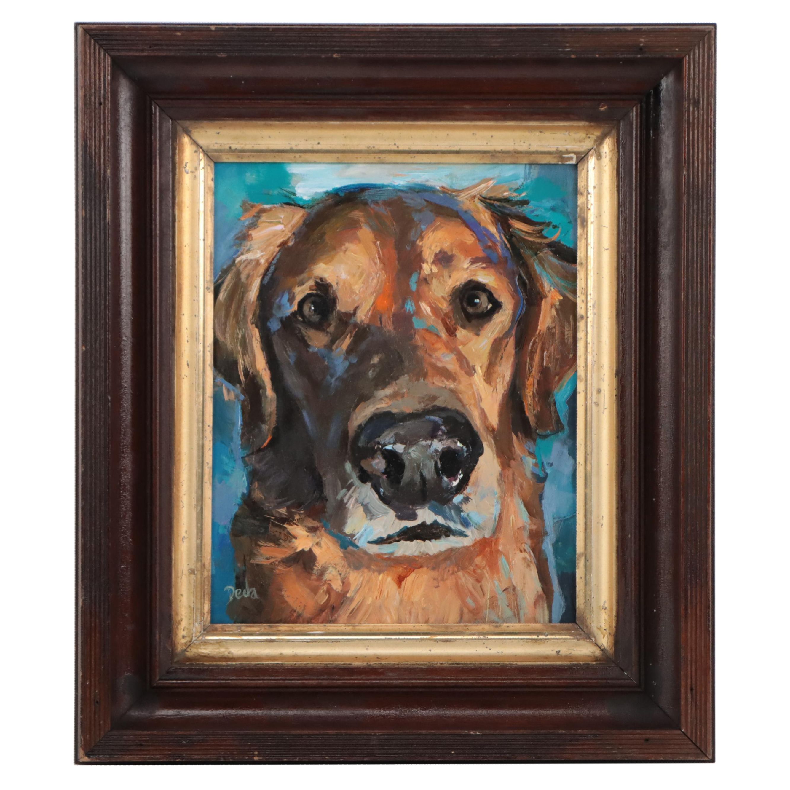 Adam Deda Oil Painting "Golden Boy," 2023