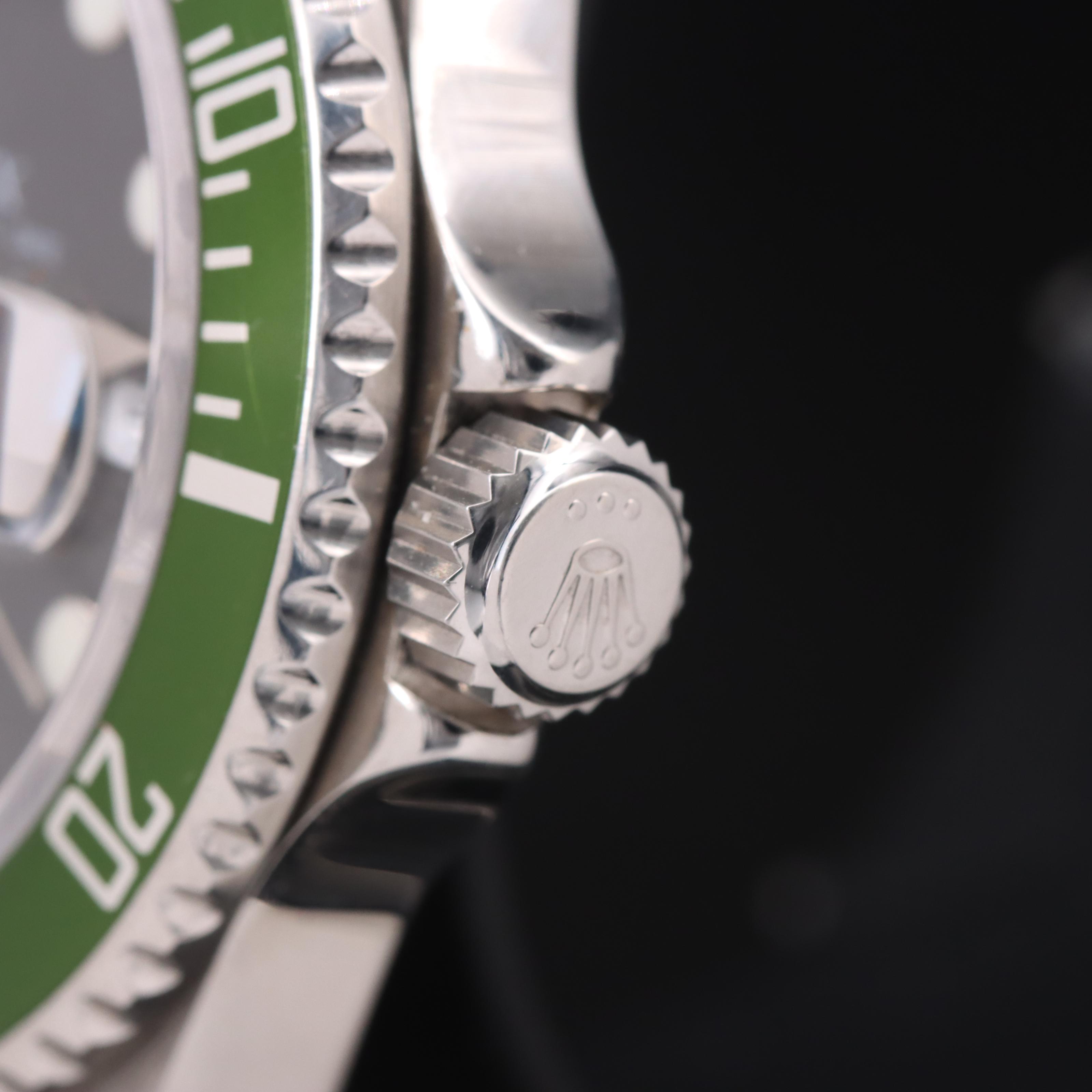 2006 Rolex Submariner Date Green "Kermit" Bezel Watch