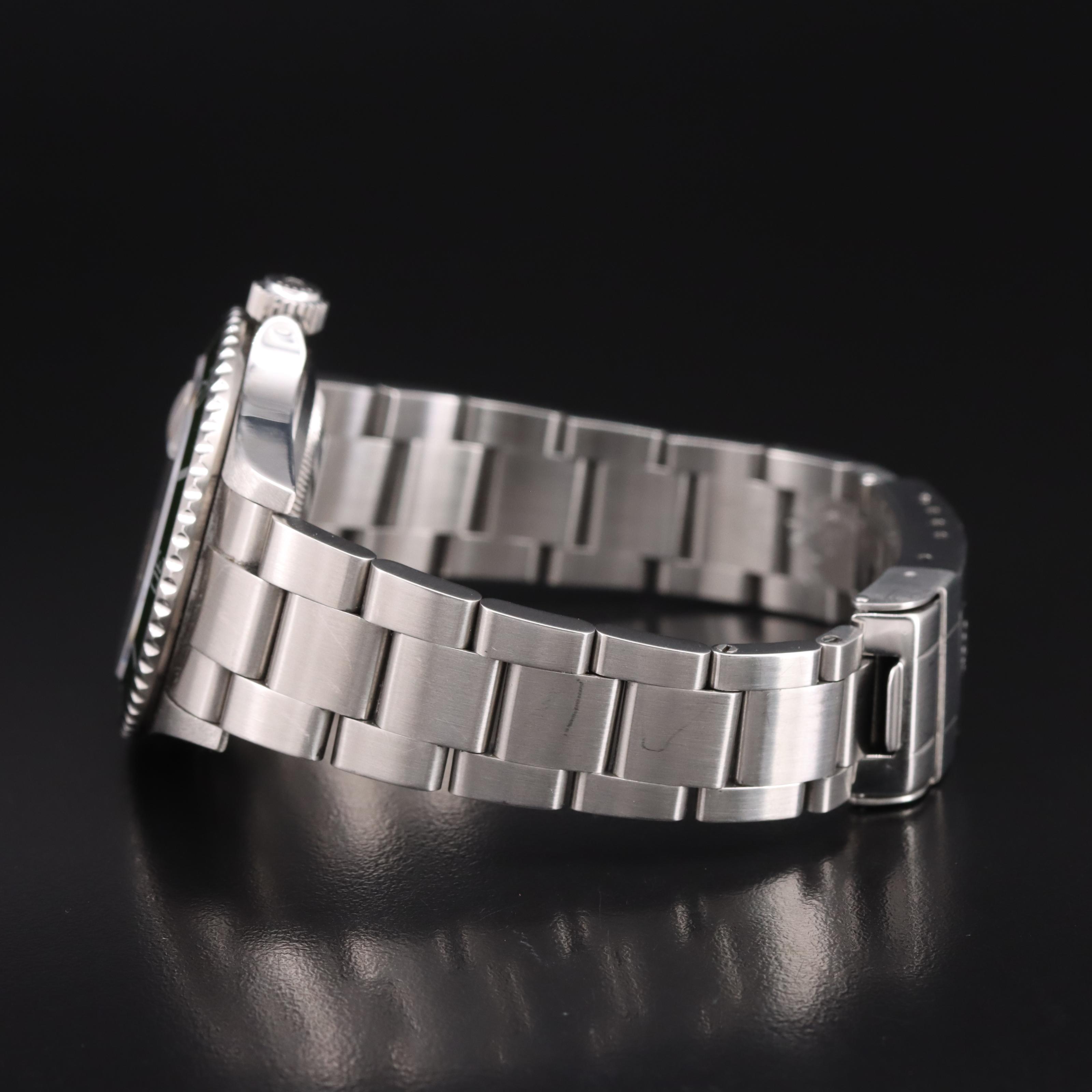 2006 Rolex Submariner Date Green "Kermit" Bezel Watch