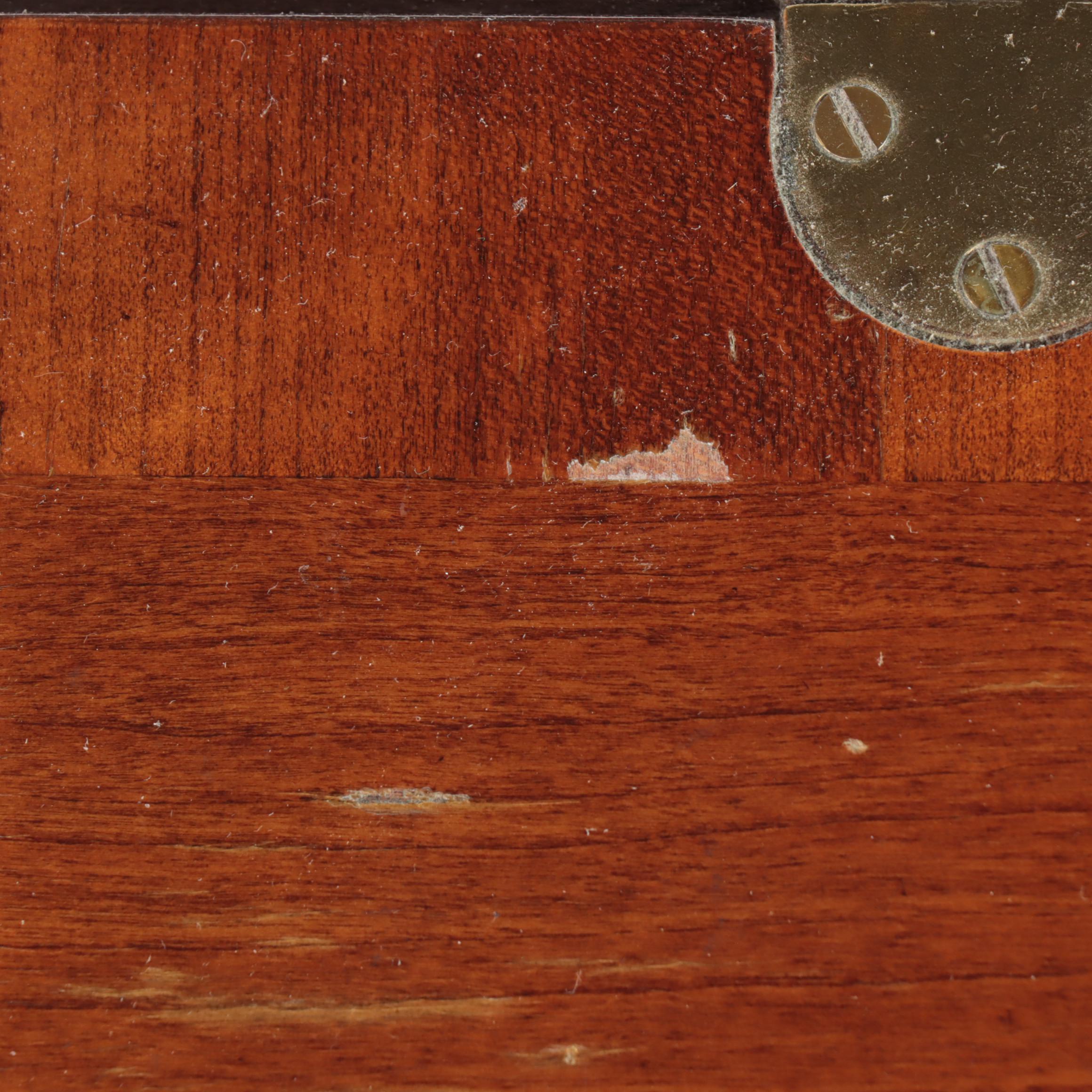 Chippendale Style Cherrywood and Maple Butler's Tray Coffee Table