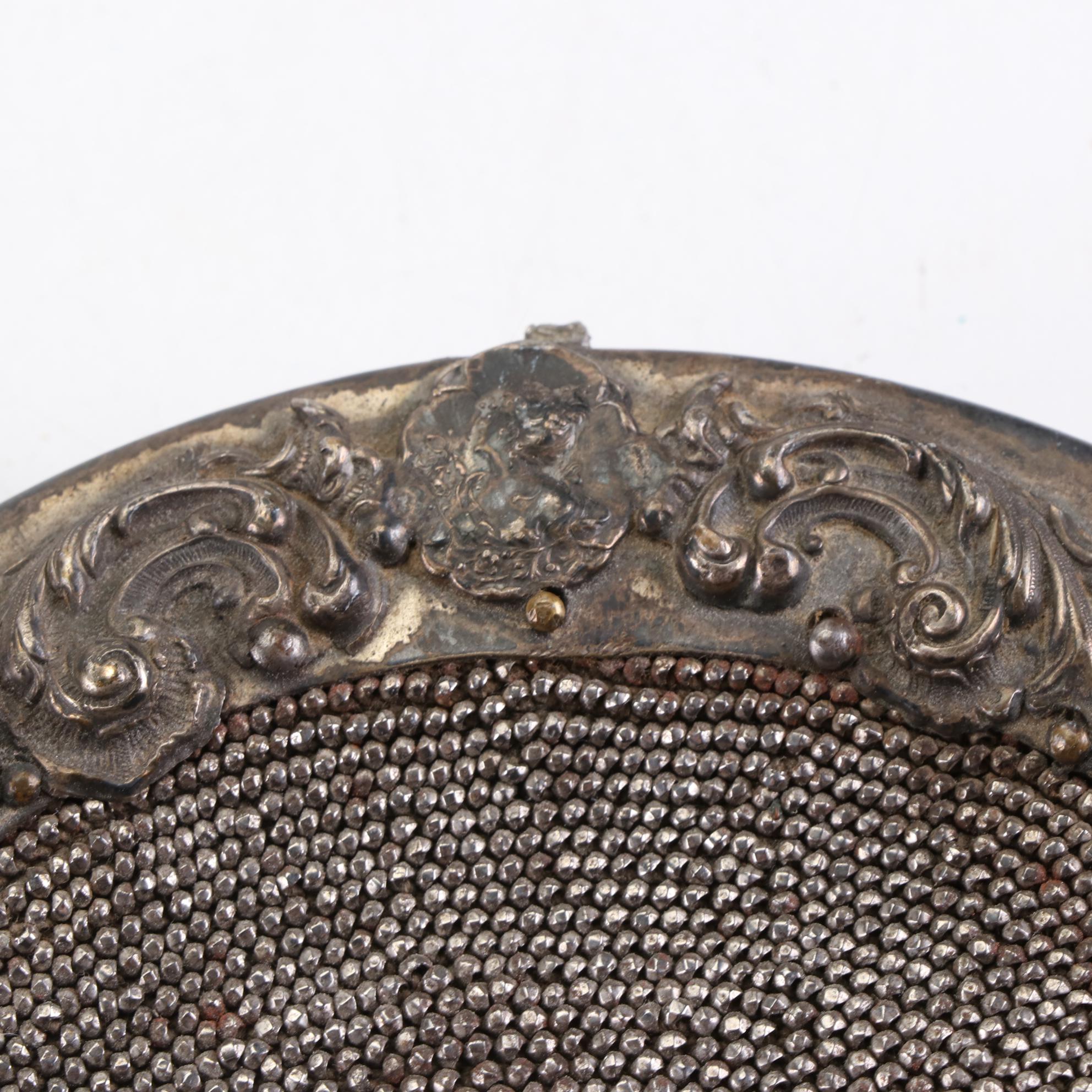 Chatelaine Bag with Velvet and Steel Cut Beads and Other Beaded Bags