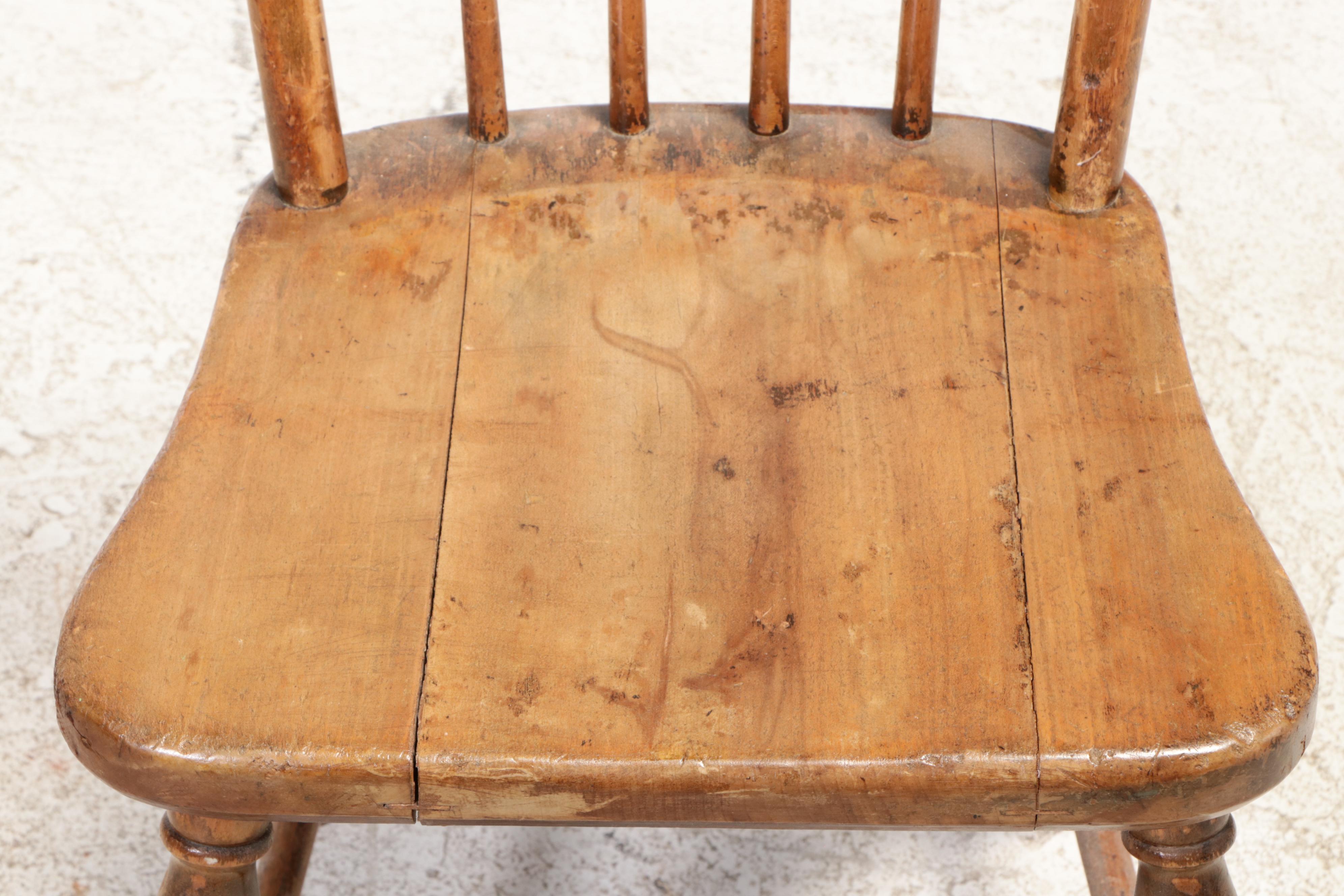 Six American Stencil-Decorated "Fancy" Chairs, 19th Century