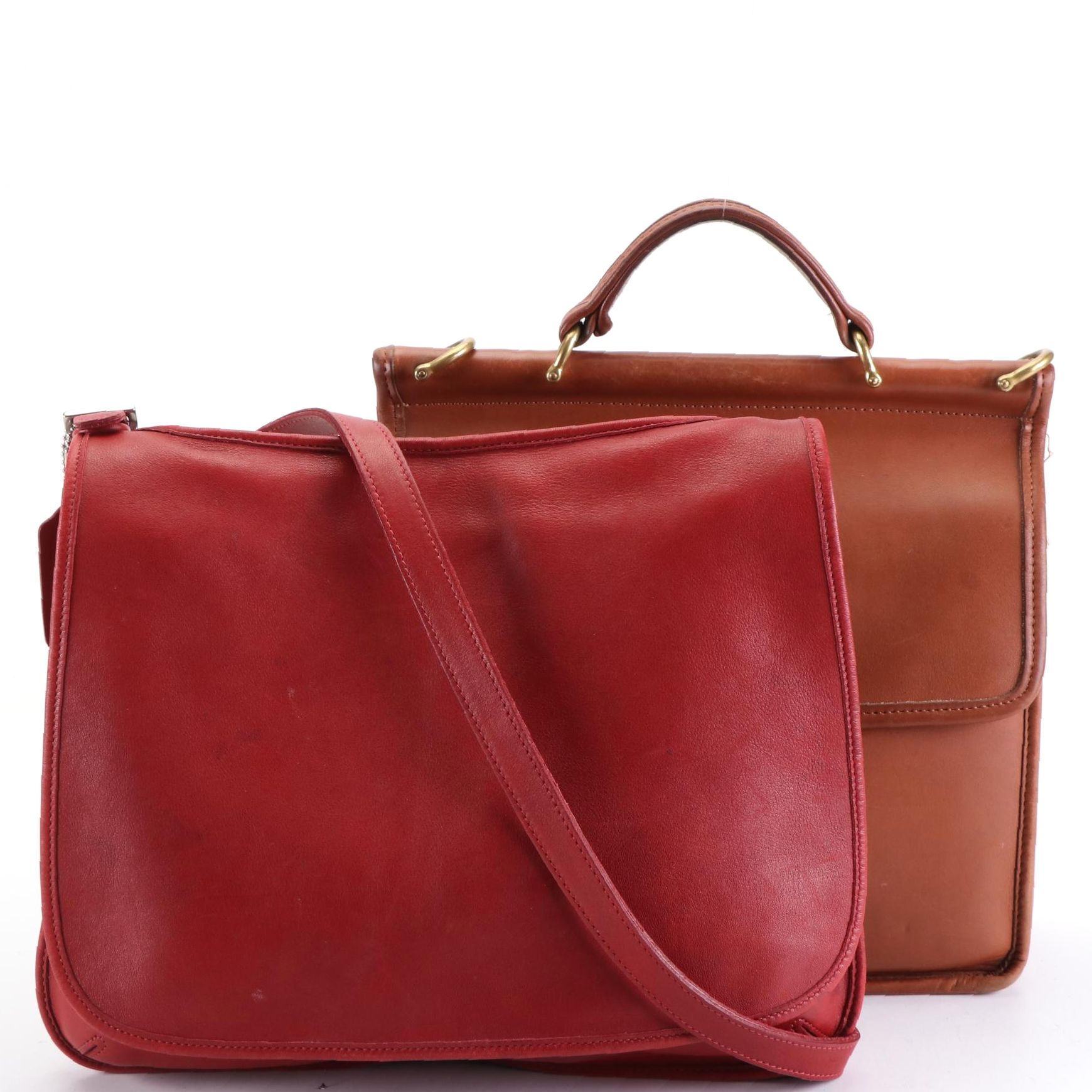 Coach Willis 9927 and Saddle Flap 9082 Crossbody Bags in Glove-Tanned Leather