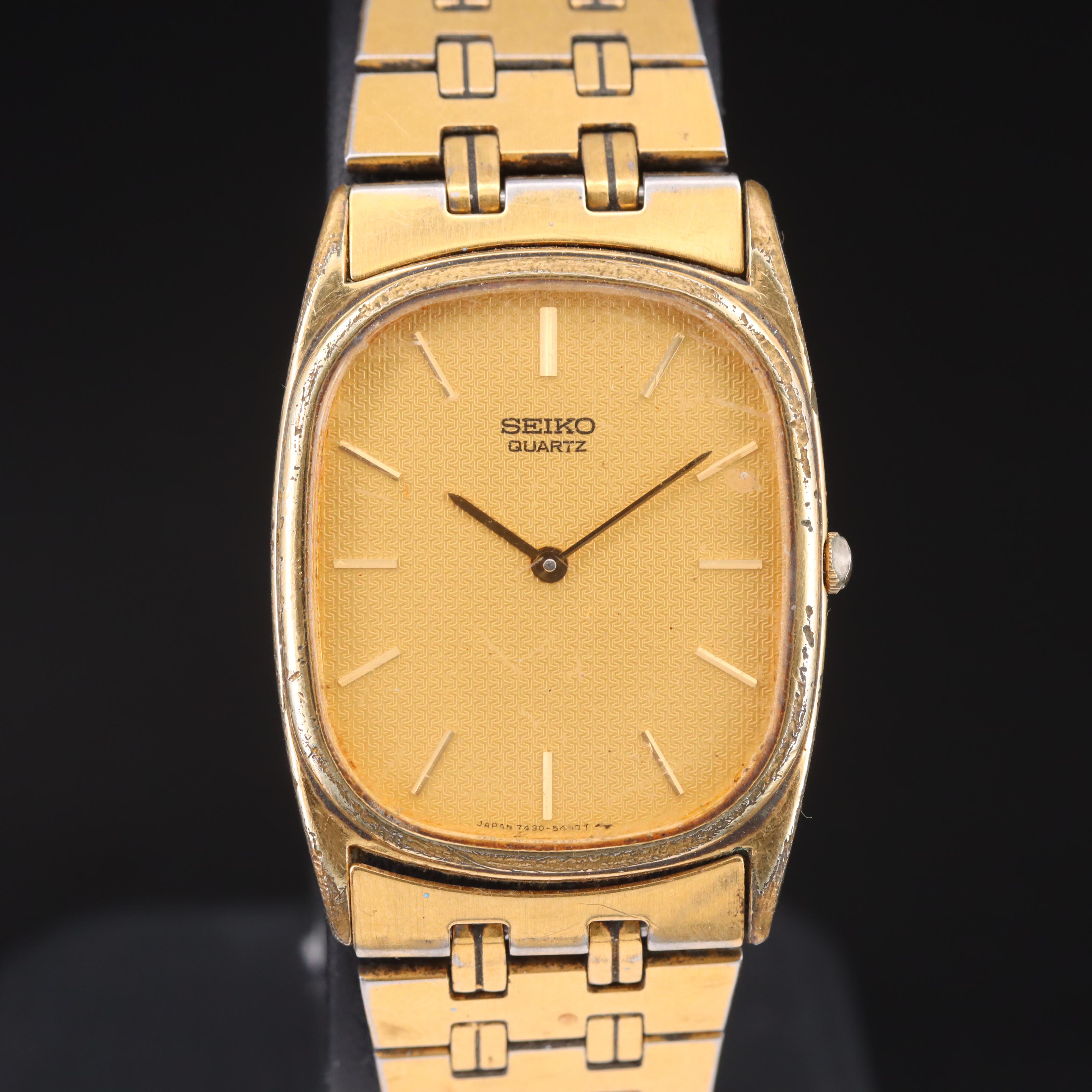 Seiko Gold-Tone Quartz Watch