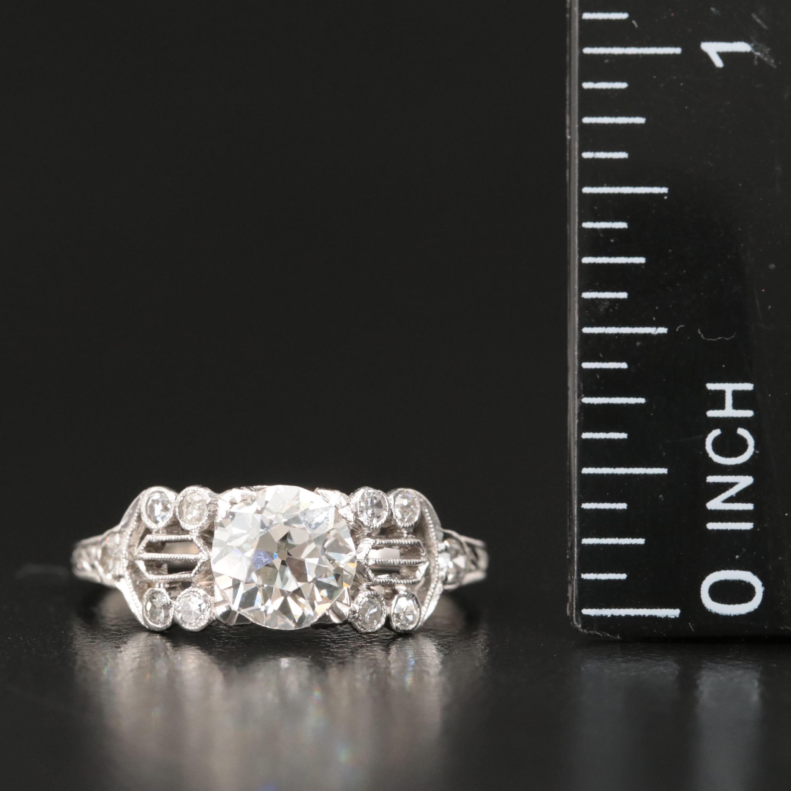 Platinum 1.25 CTW Diamond Ring