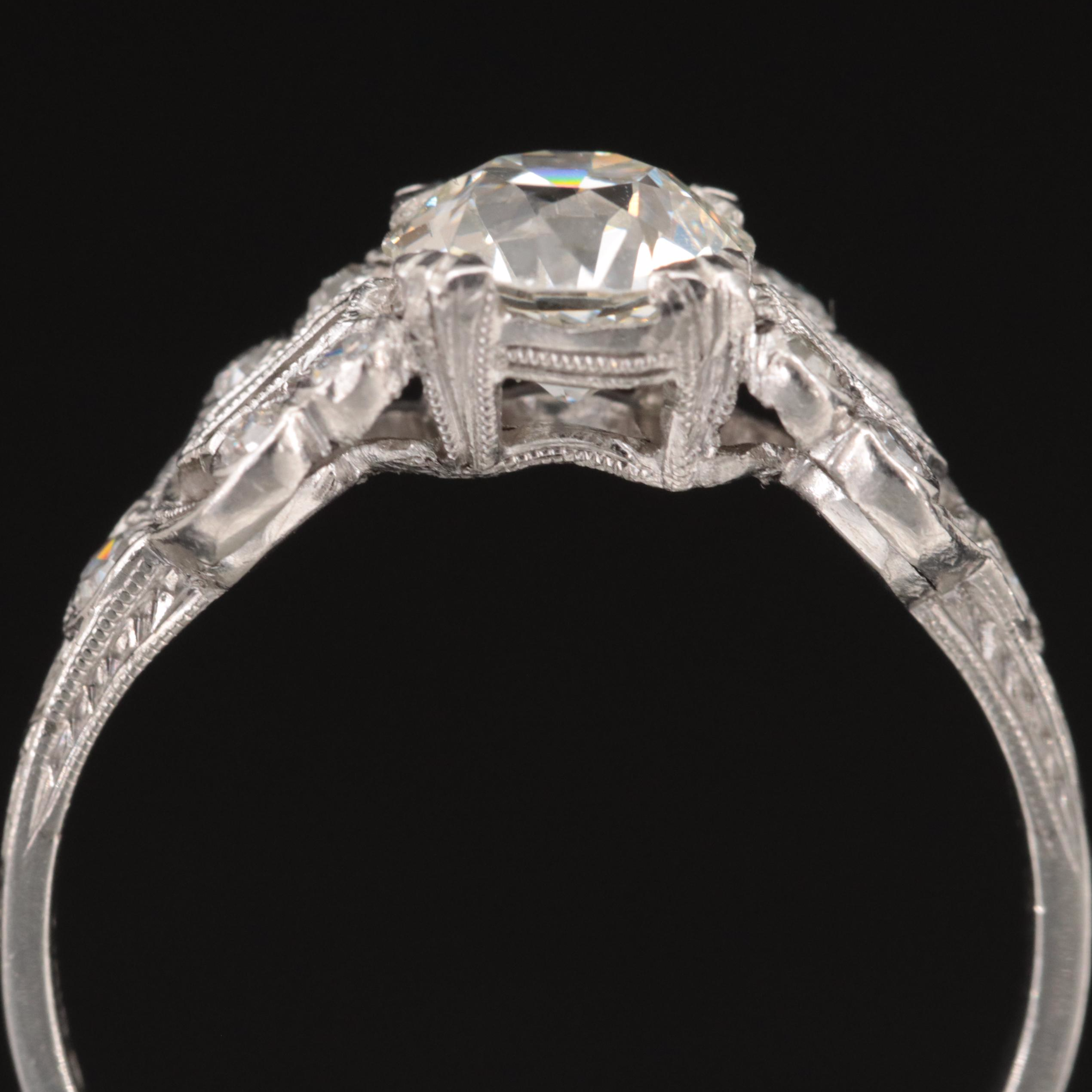 Platinum 1.25 CTW Diamond Ring