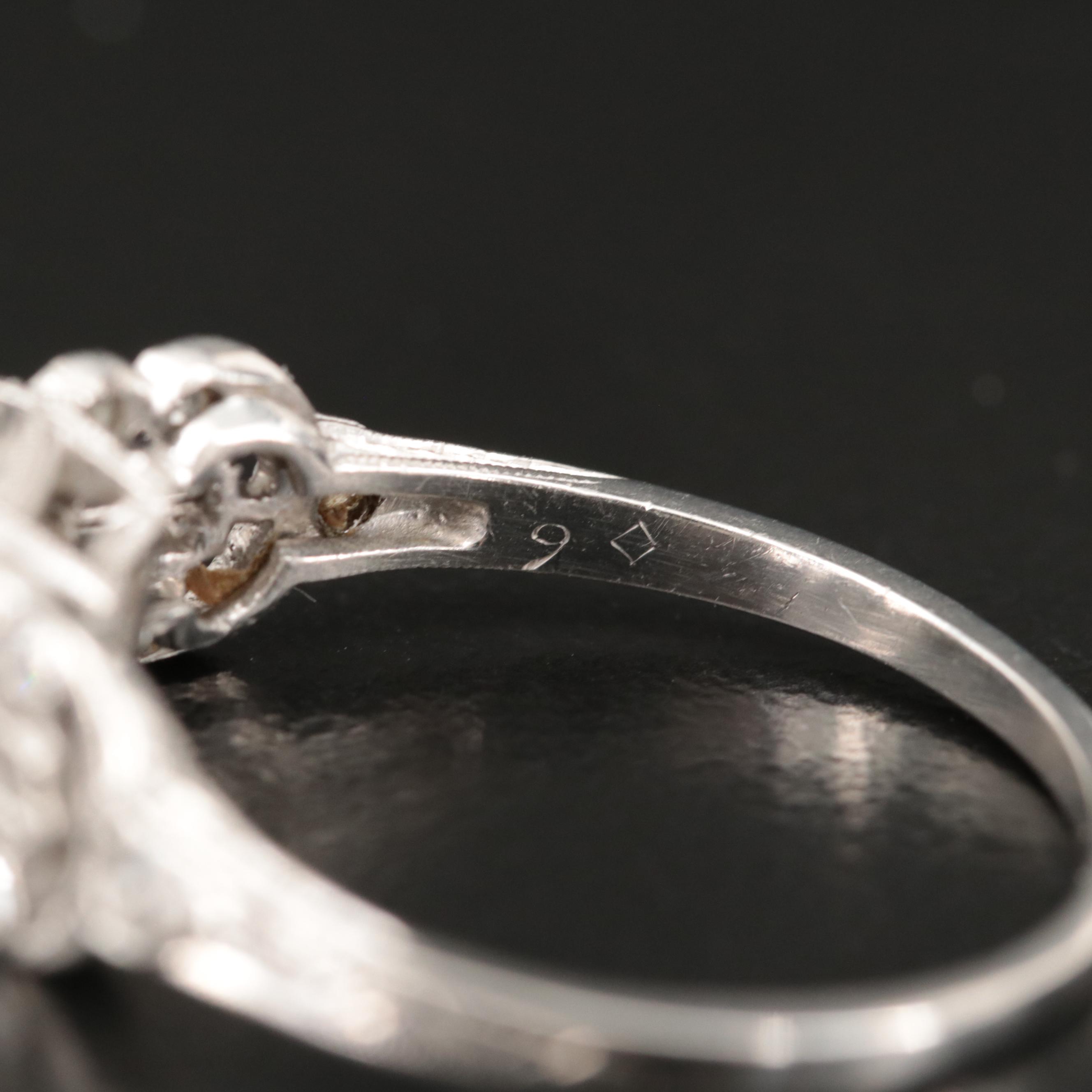 Platinum 1.25 CTW Diamond Ring