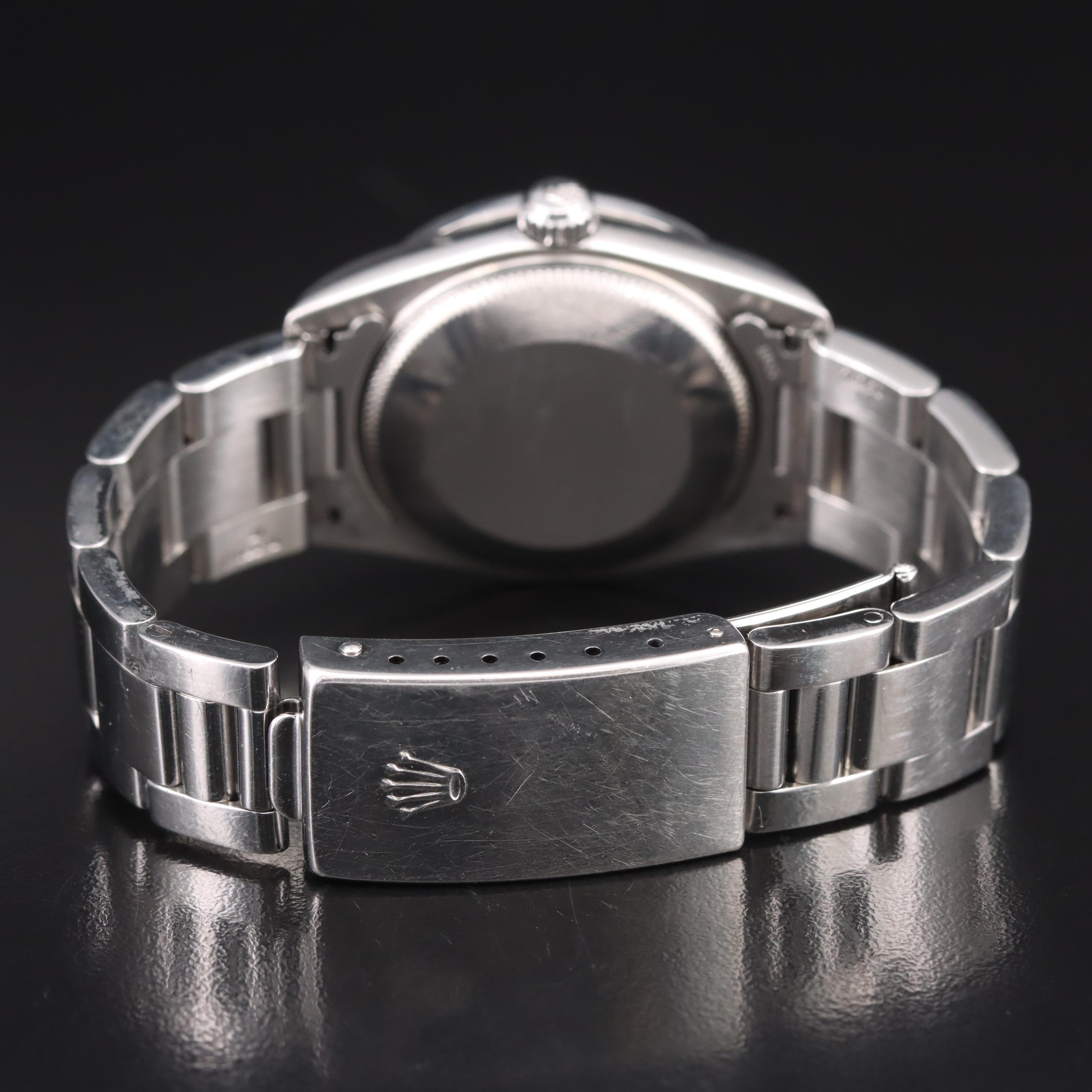 2004-2005 Rolex Oyster Perpetual 1.02 CTW Diamond Dial and Bezel Watch