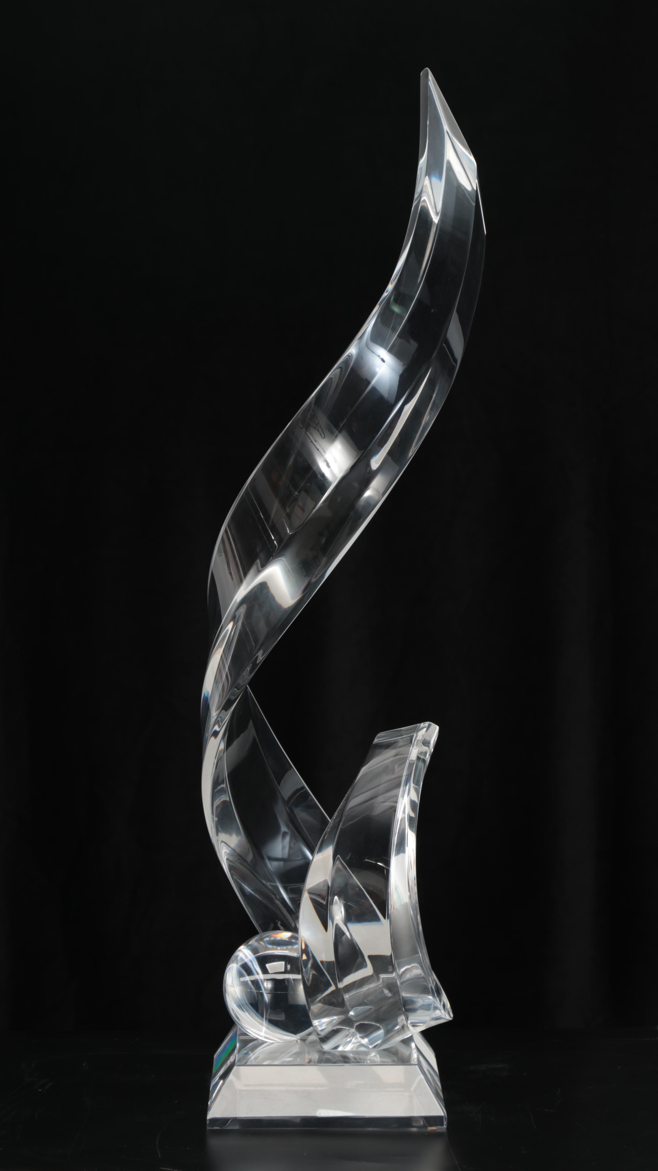 Shlomi Haziza Modernist Acrylic Sculpture