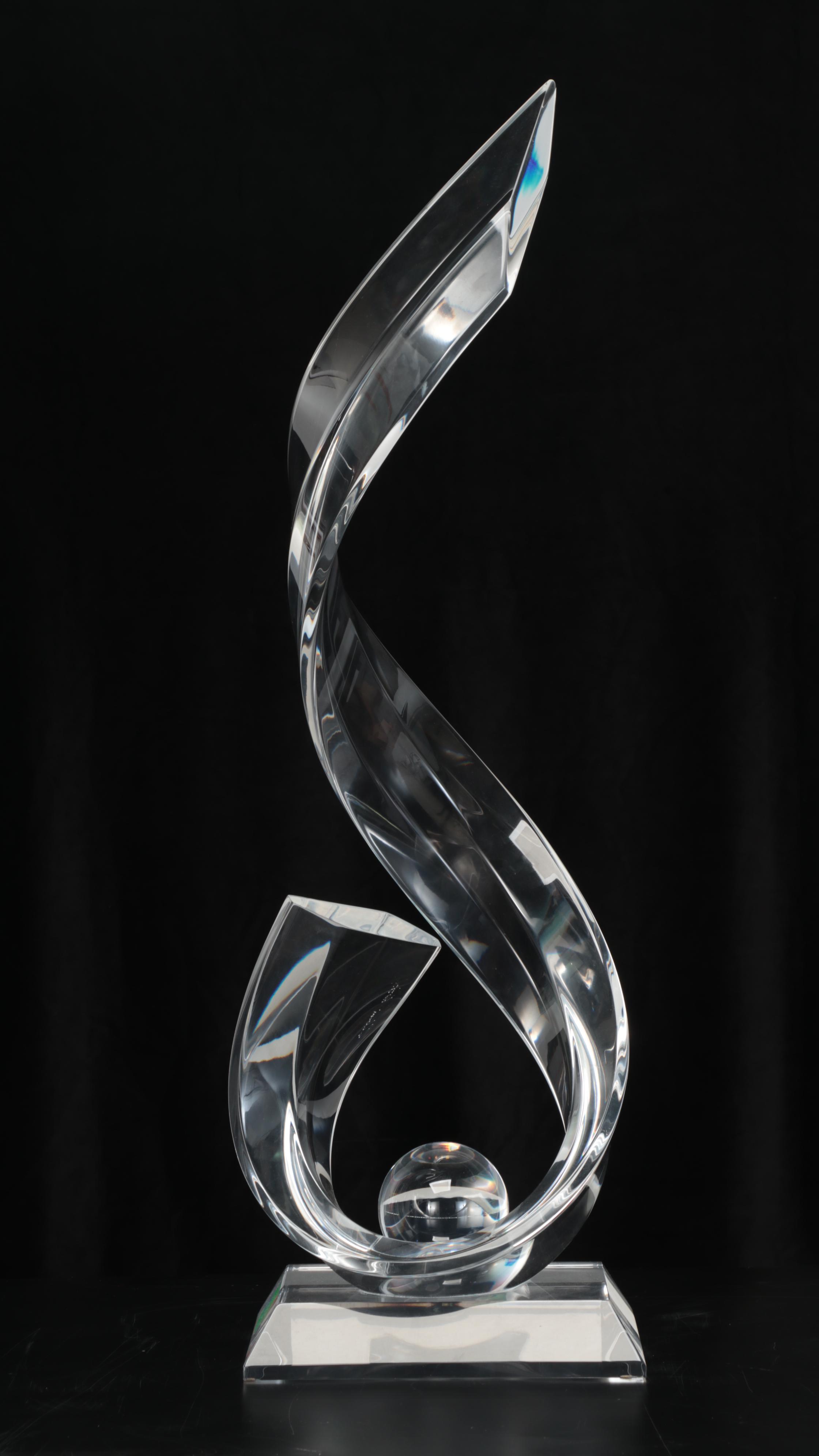 Shlomi Haziza Modernist Acrylic Sculpture
