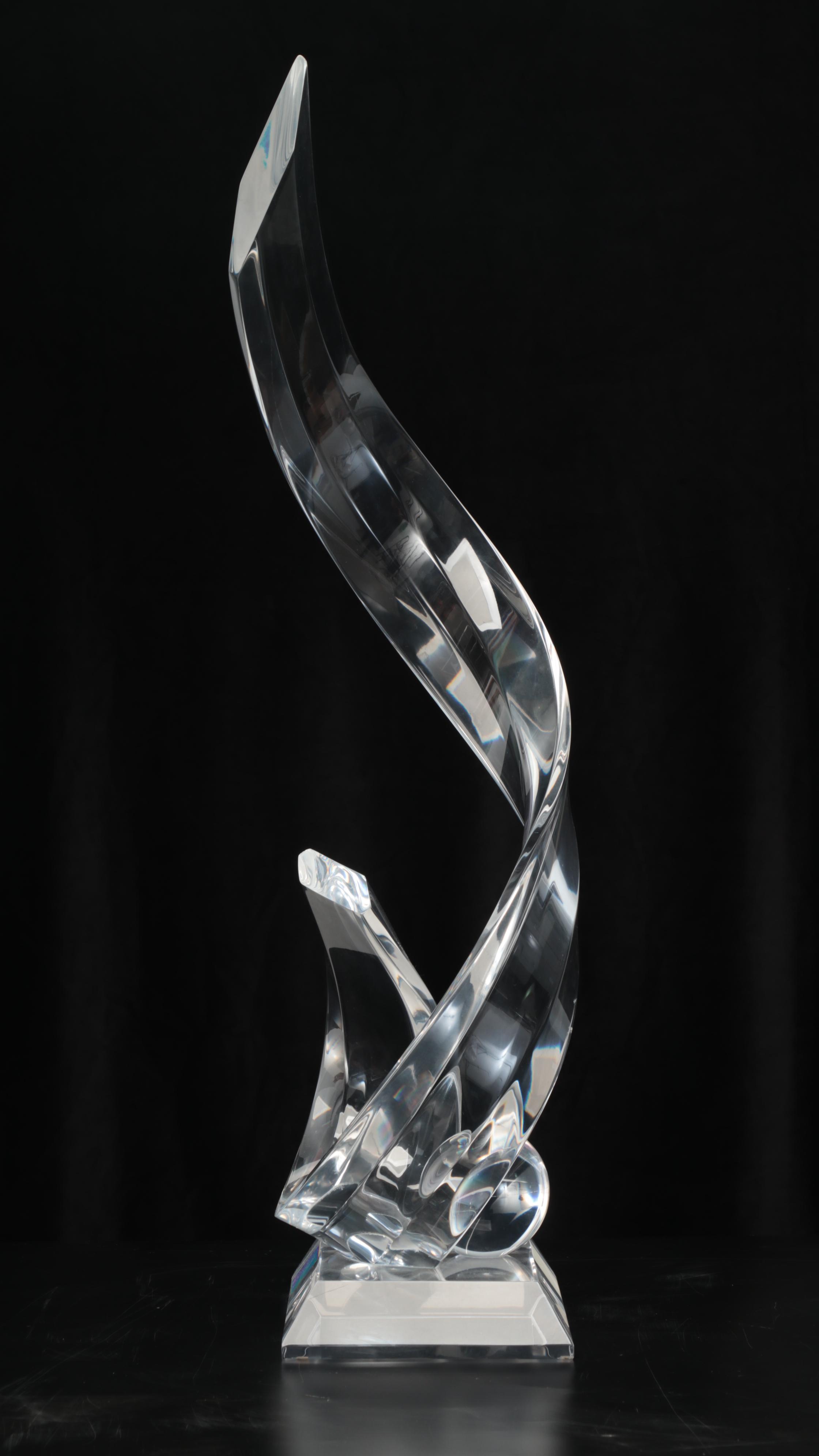 Shlomi Haziza Modernist Acrylic Sculpture