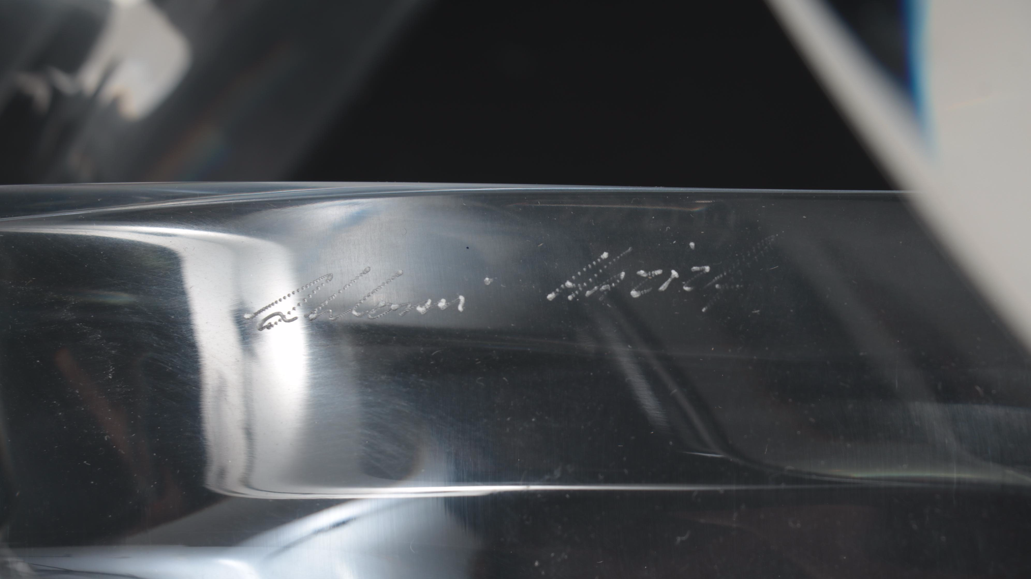 Shlomi Haziza Modernist Acrylic Sculpture