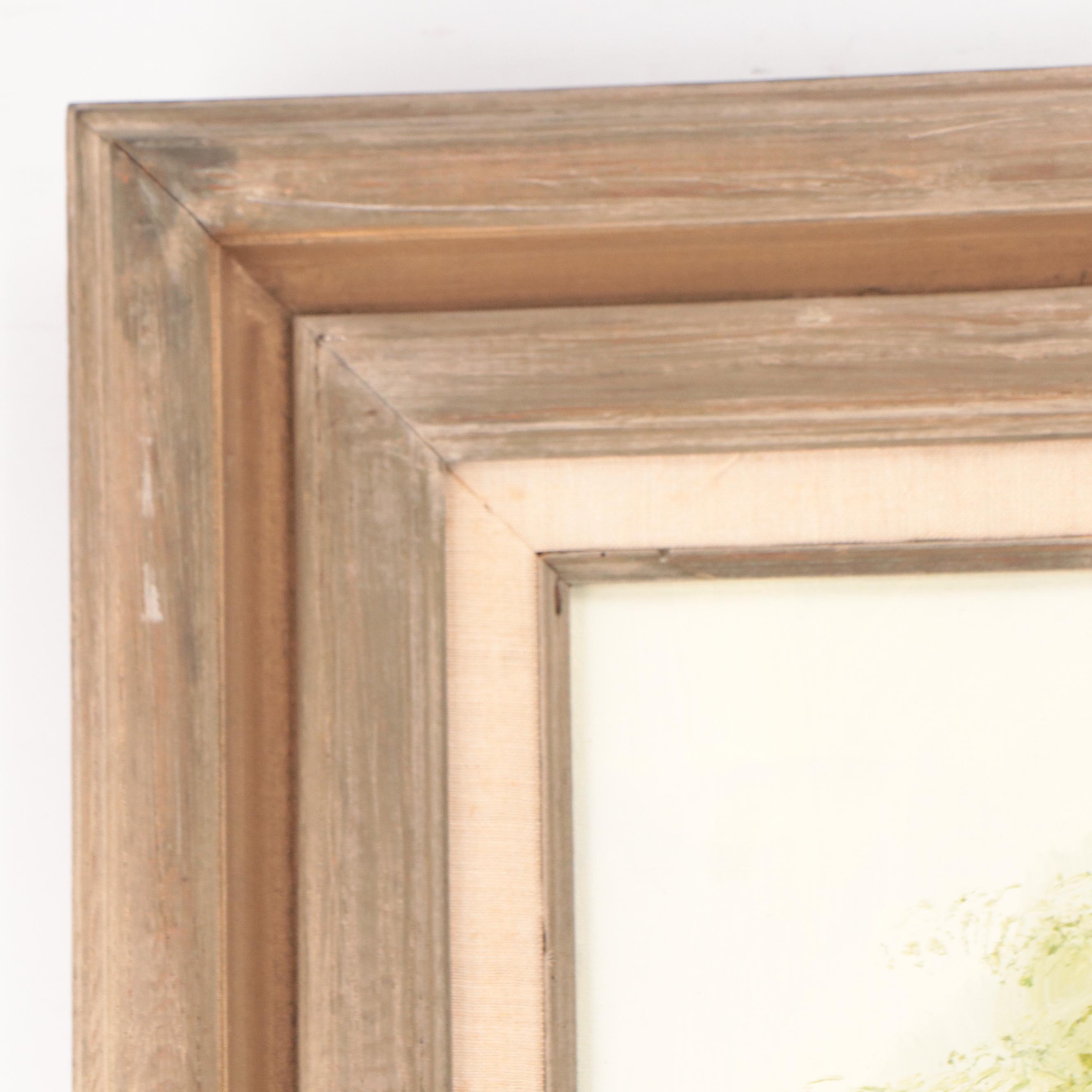 Oil Painting of a Forest Landscape