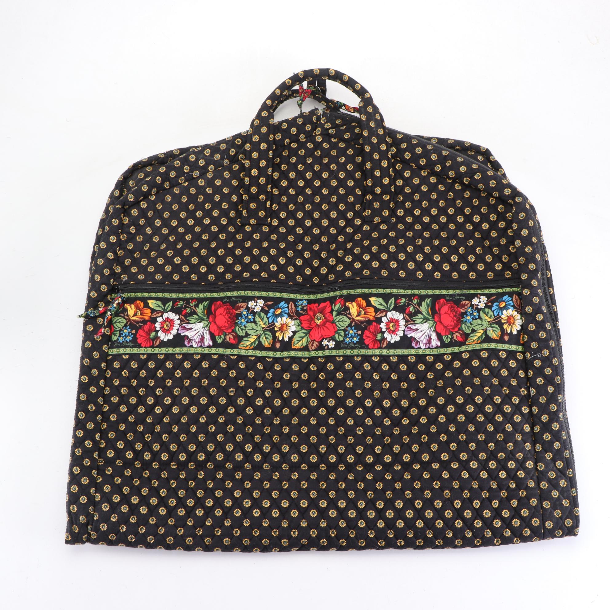 Vera Bradley Travel Bags in "Vibrant Black" Quilted Cotton