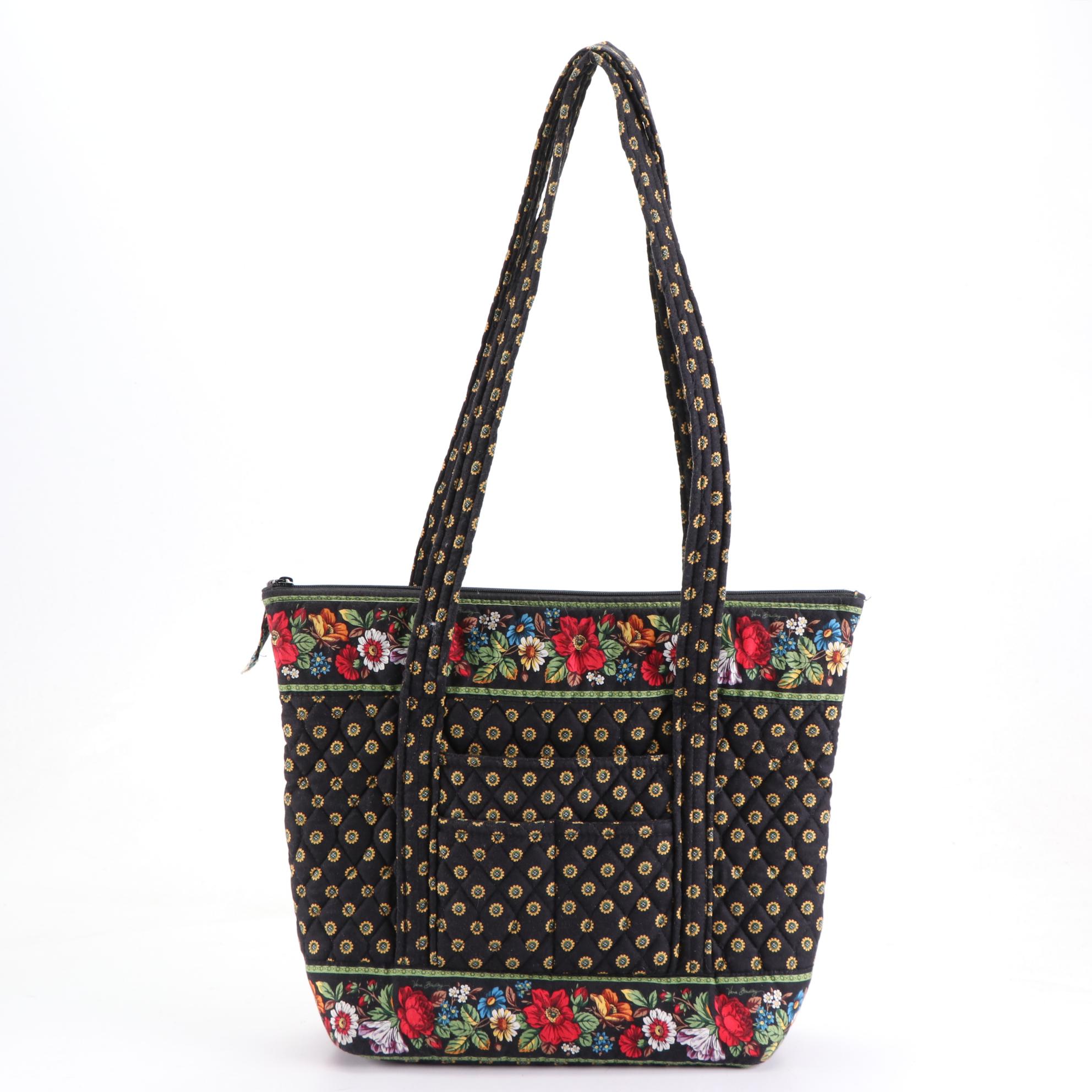 Vera Bradley Travel Bags in "Vibrant Black" Quilted Cotton