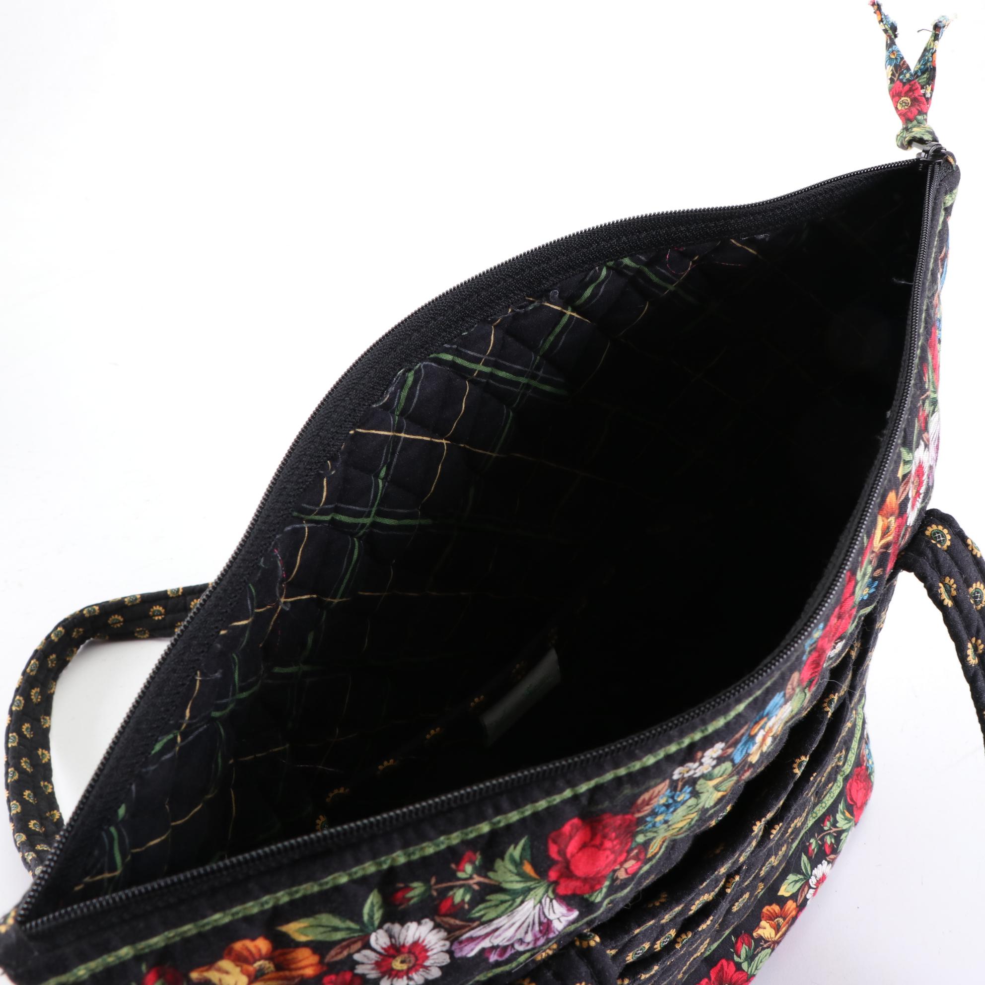 Vera Bradley Travel Bags in "Vibrant Black" Quilted Cotton