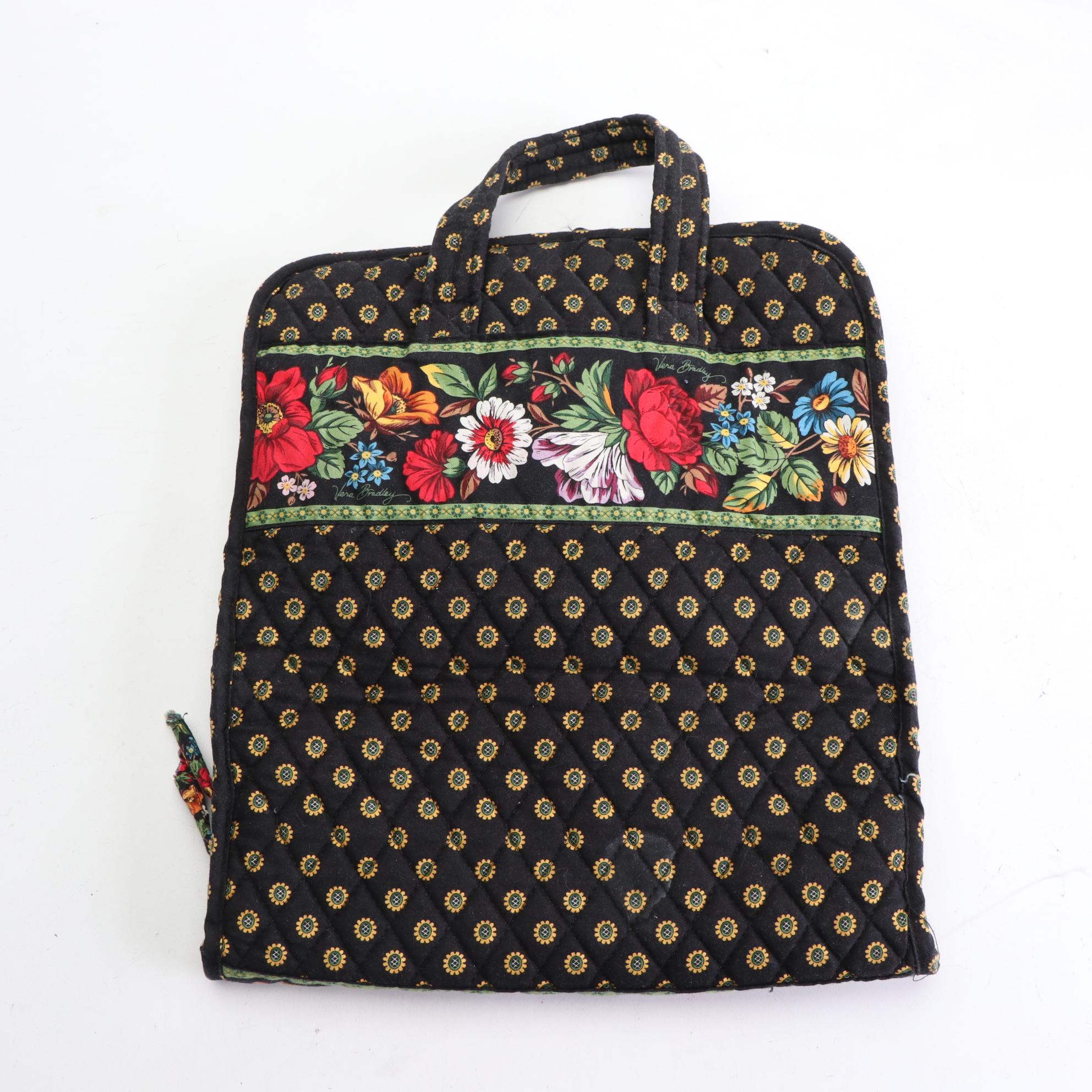 Vera Bradley Travel Bags in "Vibrant Black" Quilted Cotton
