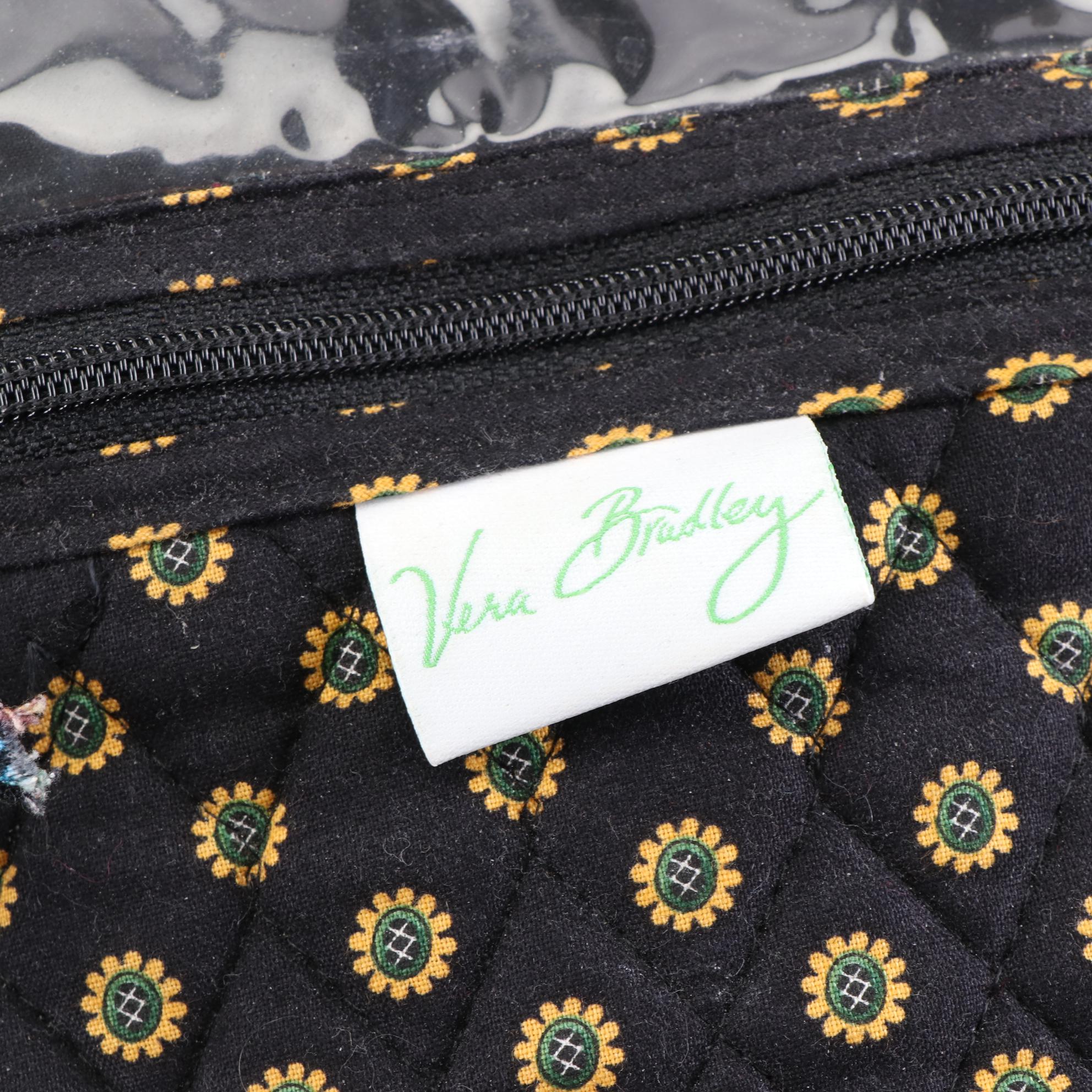 Vera Bradley Travel Bags in "Vibrant Black" Quilted Cotton