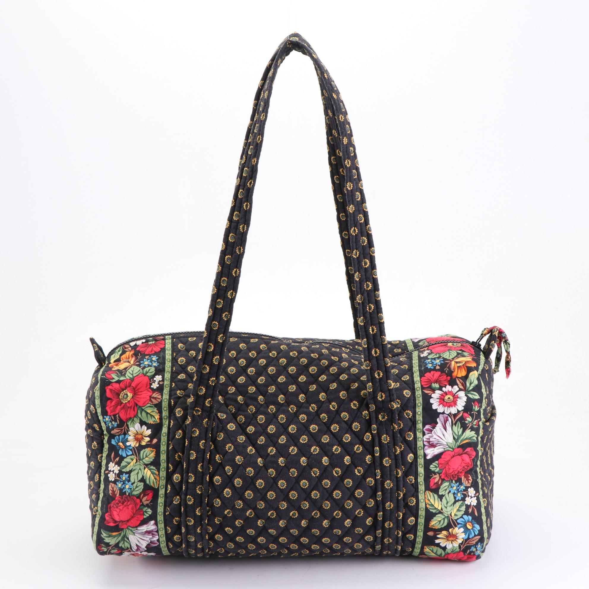 Vera Bradley Travel Bags in "Vibrant Black" Quilted Cotton