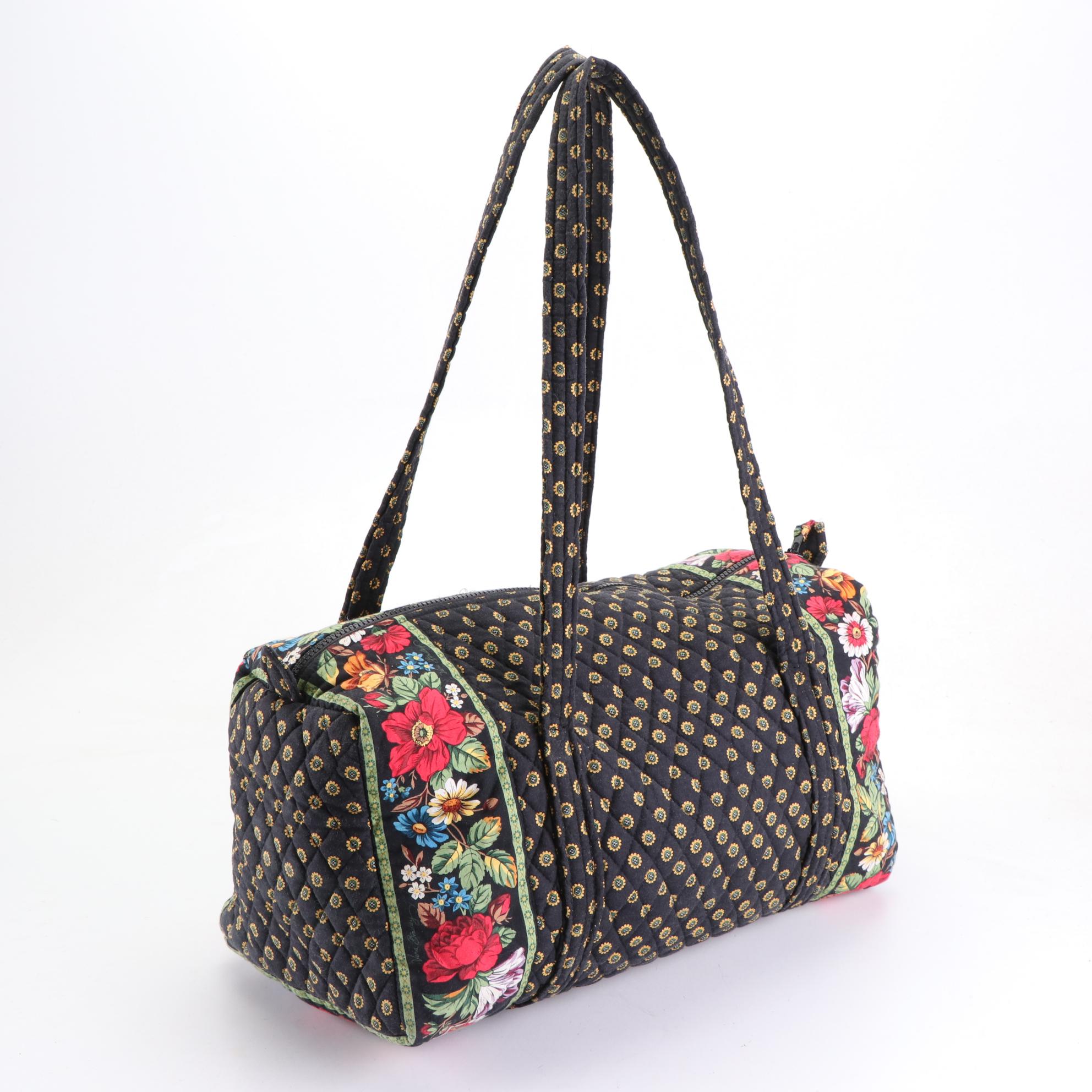 Vera Bradley Travel Bags in "Vibrant Black" Quilted Cotton