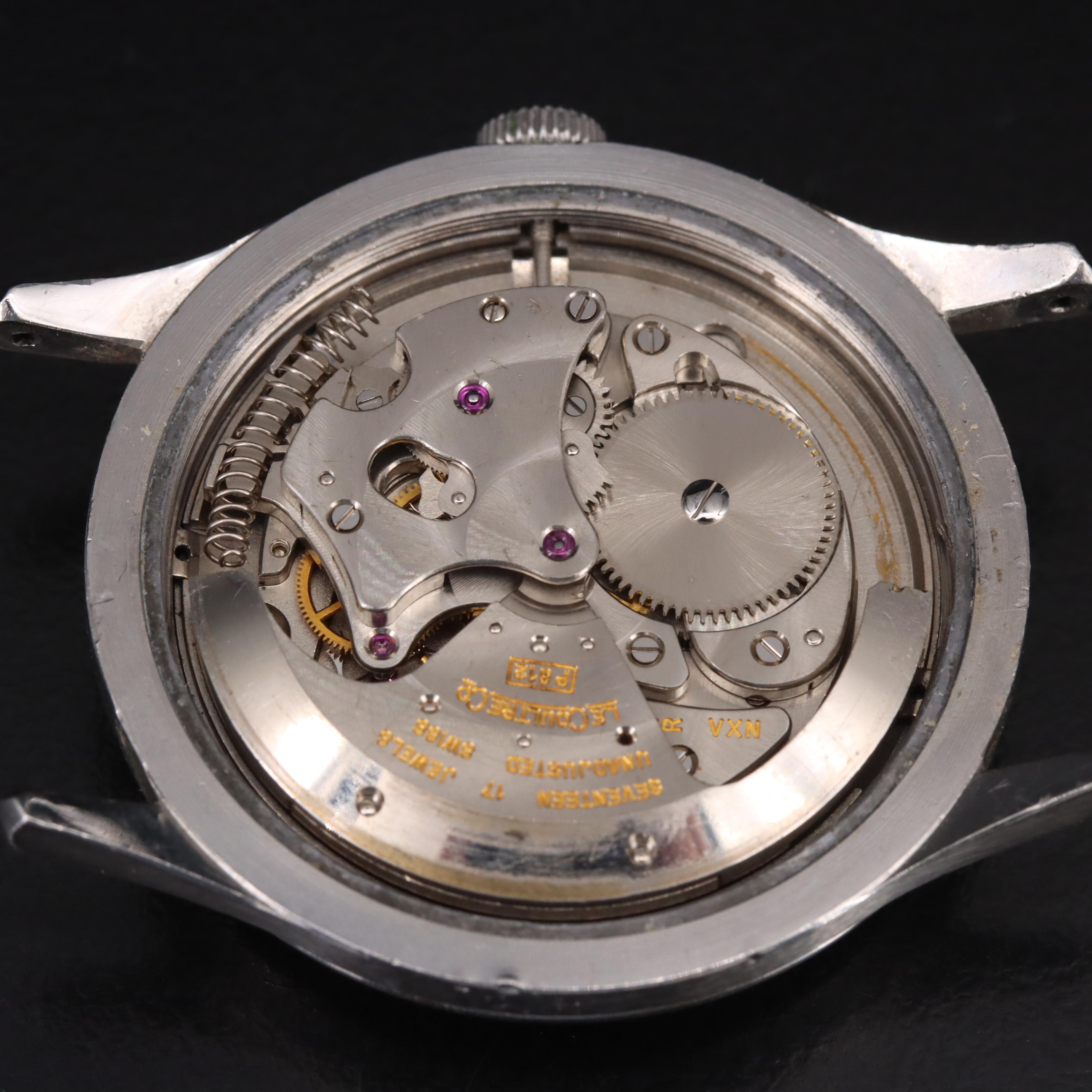 Stainless Steel LeCoultre Cal. P812 Bumper Automatic Watch