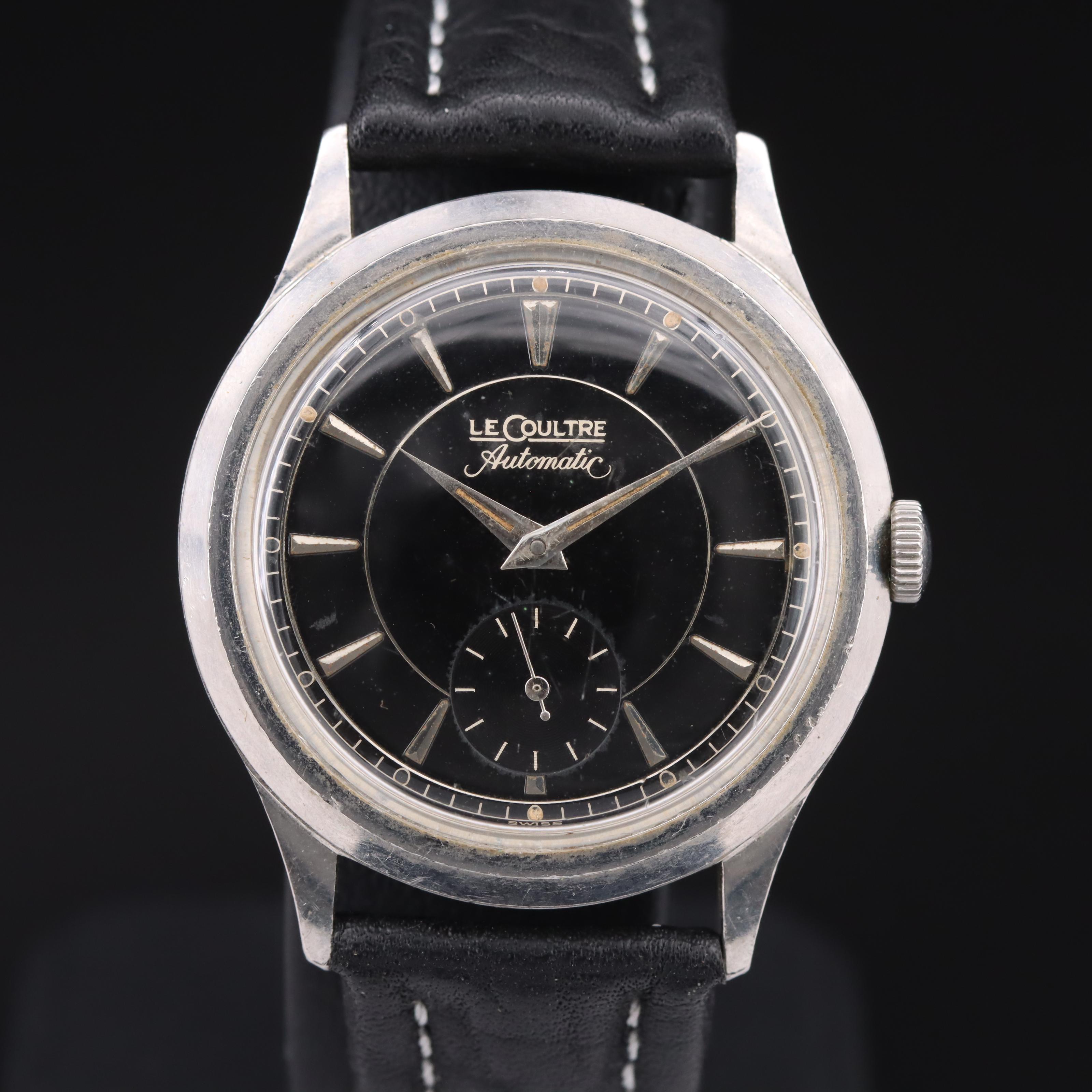 Stainless Steel LeCoultre Cal. P812 Bumper Automatic Watch