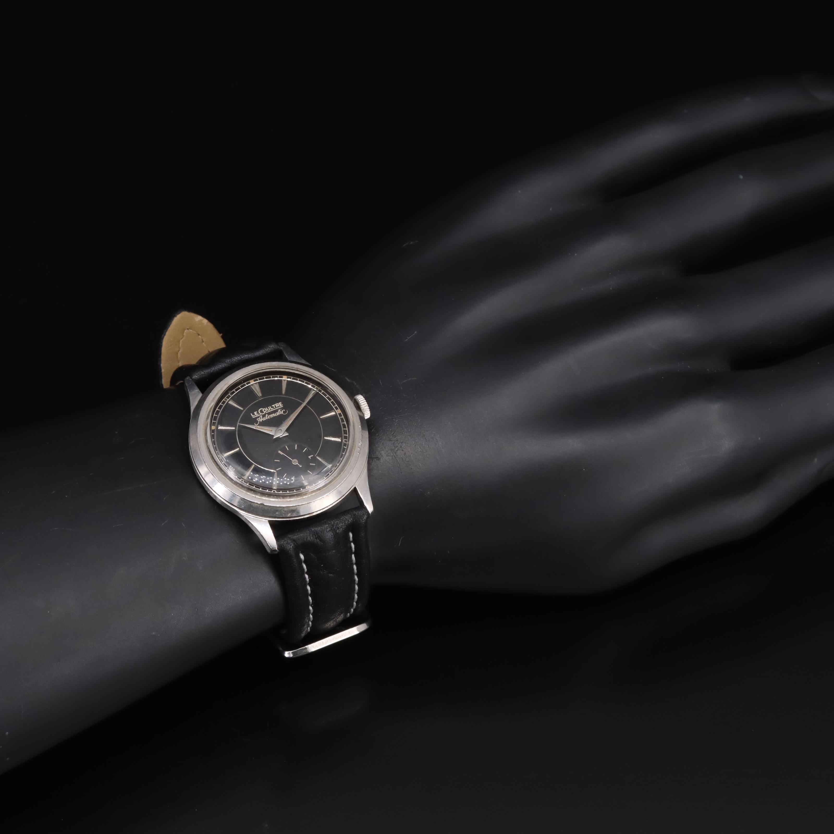 Stainless Steel LeCoultre Cal. P812 Bumper Automatic Watch