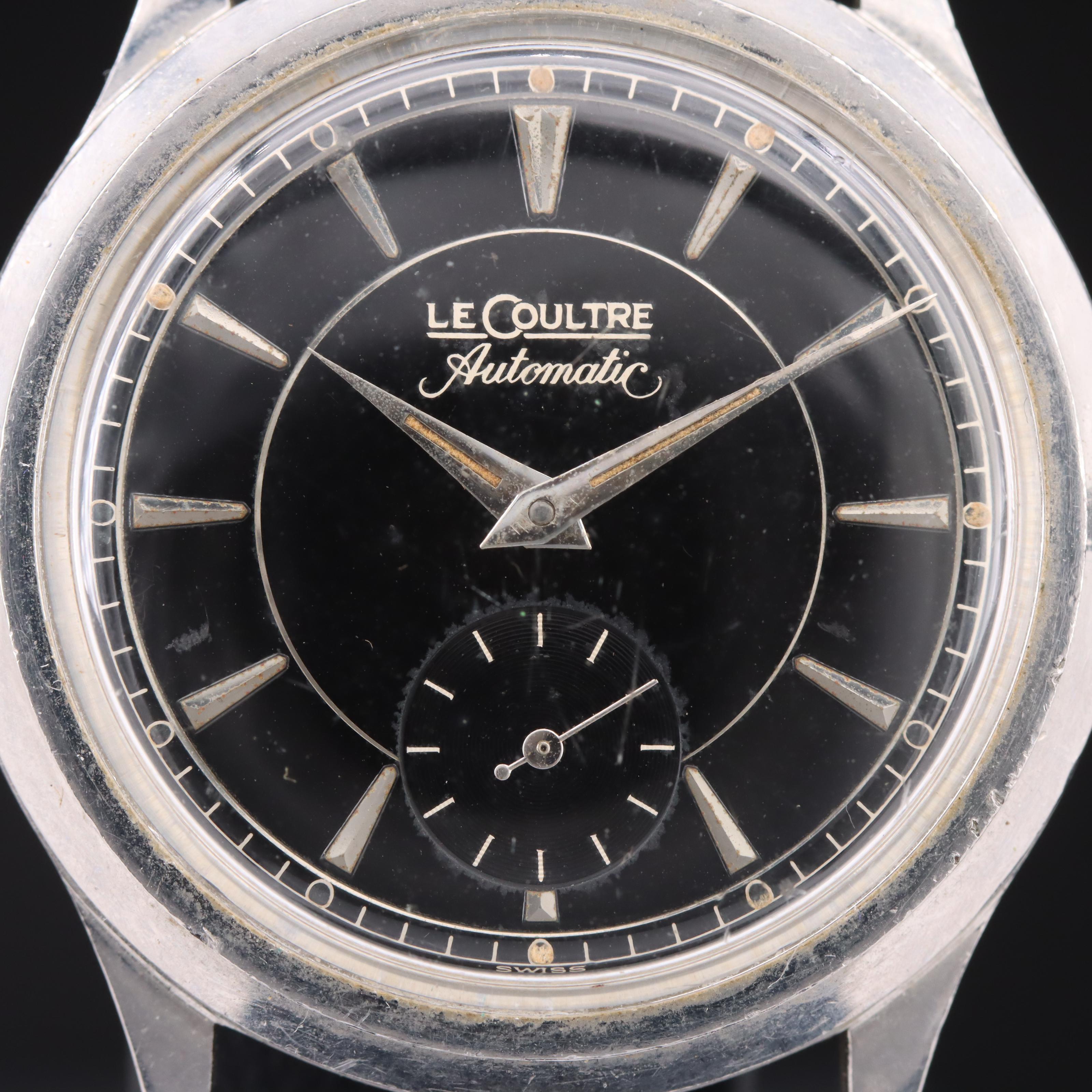 Stainless Steel LeCoultre Cal. P812 Bumper Automatic Watch