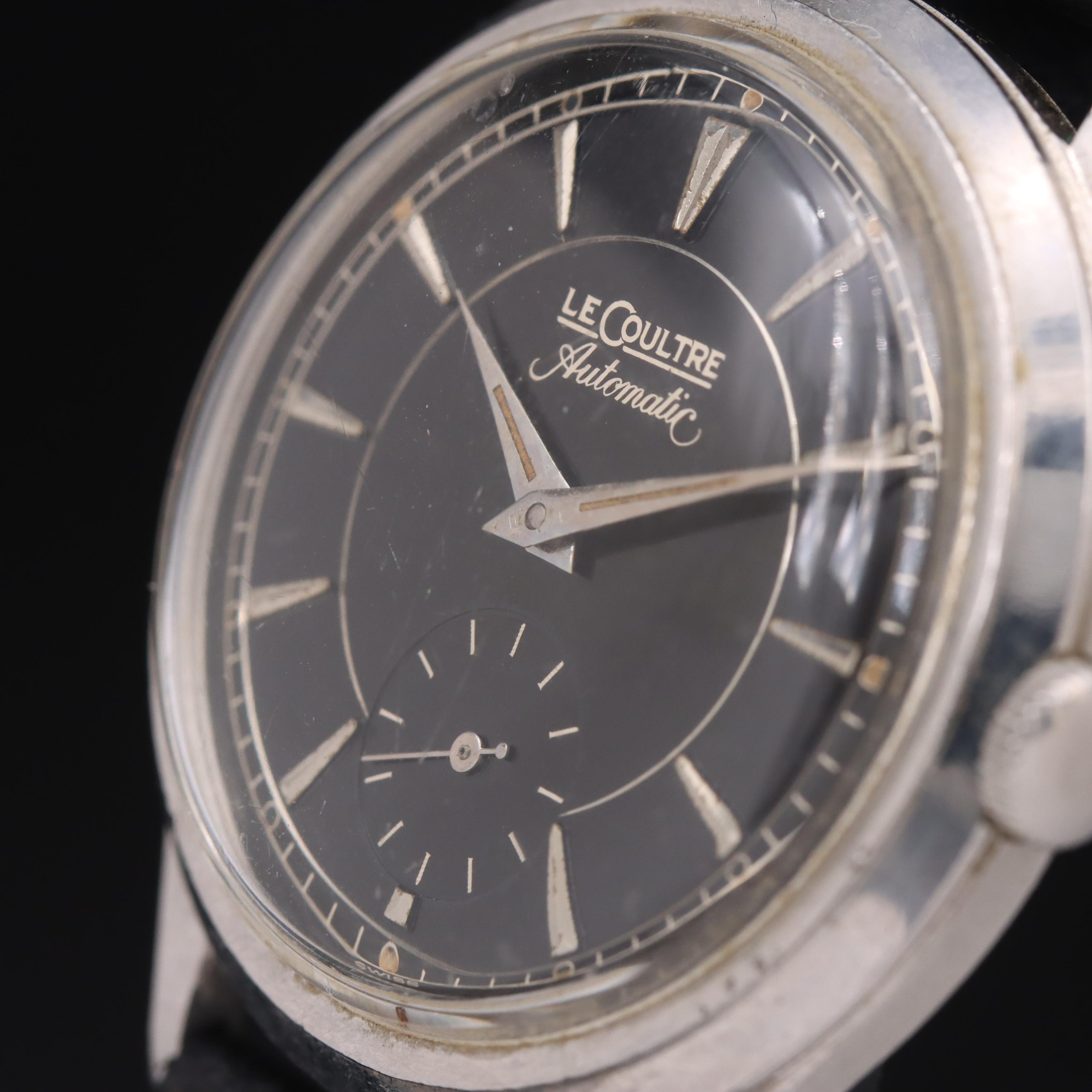 Stainless Steel LeCoultre Cal. P812 Bumper Automatic Watch